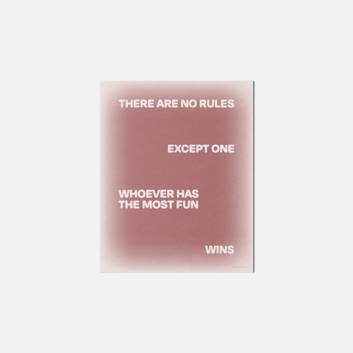 WHOEVER PRINT