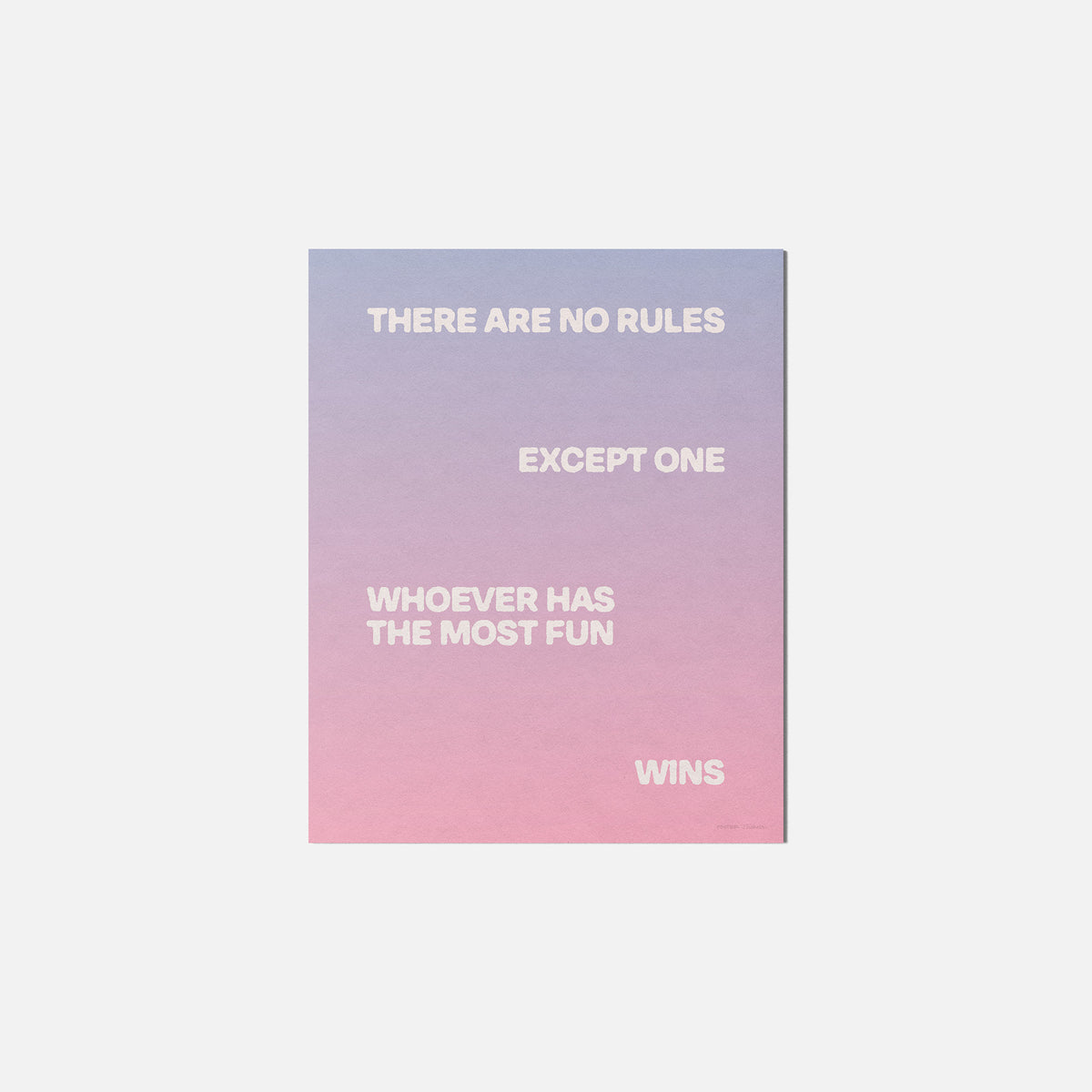 WHOEVER PRINT