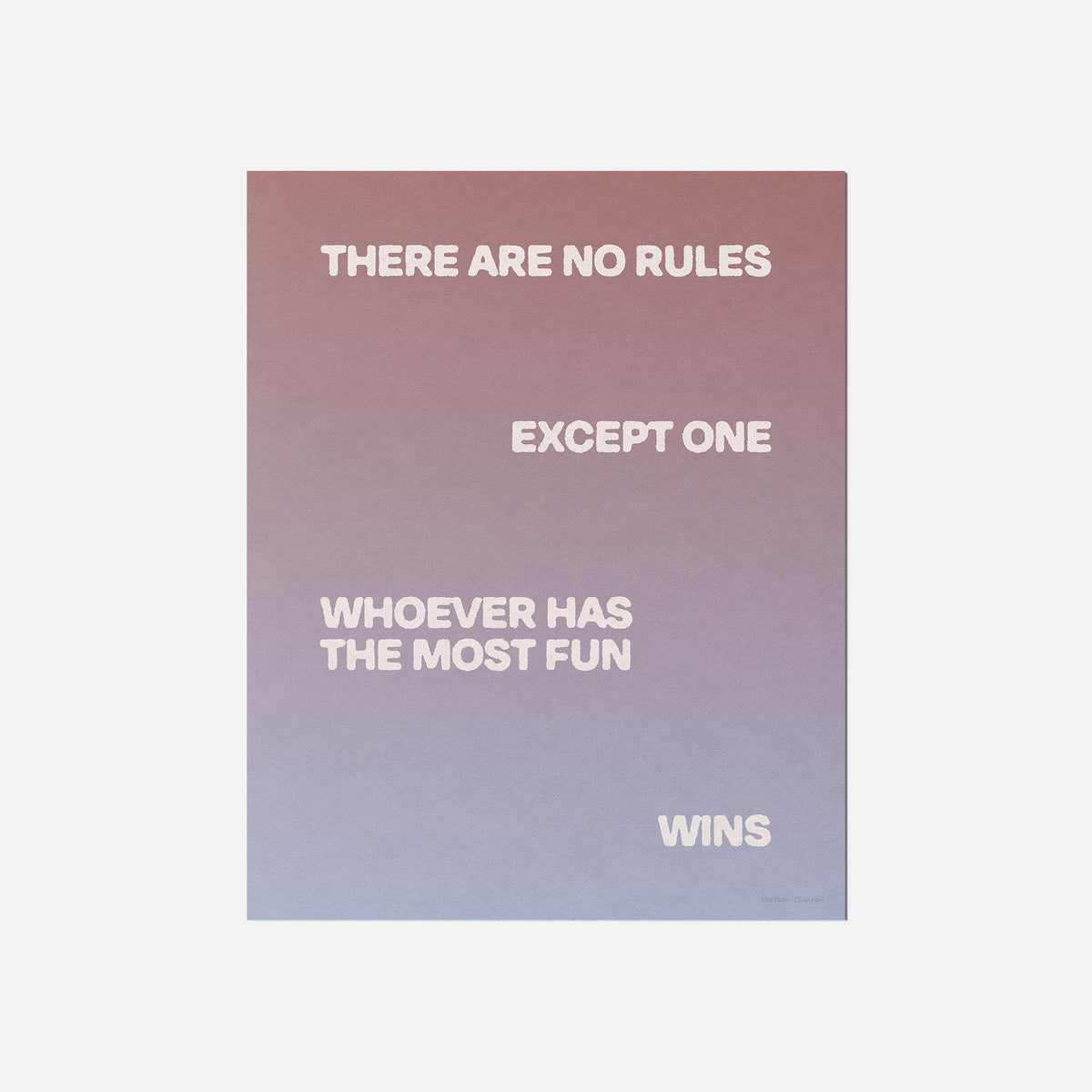 WHOEVER PRINT