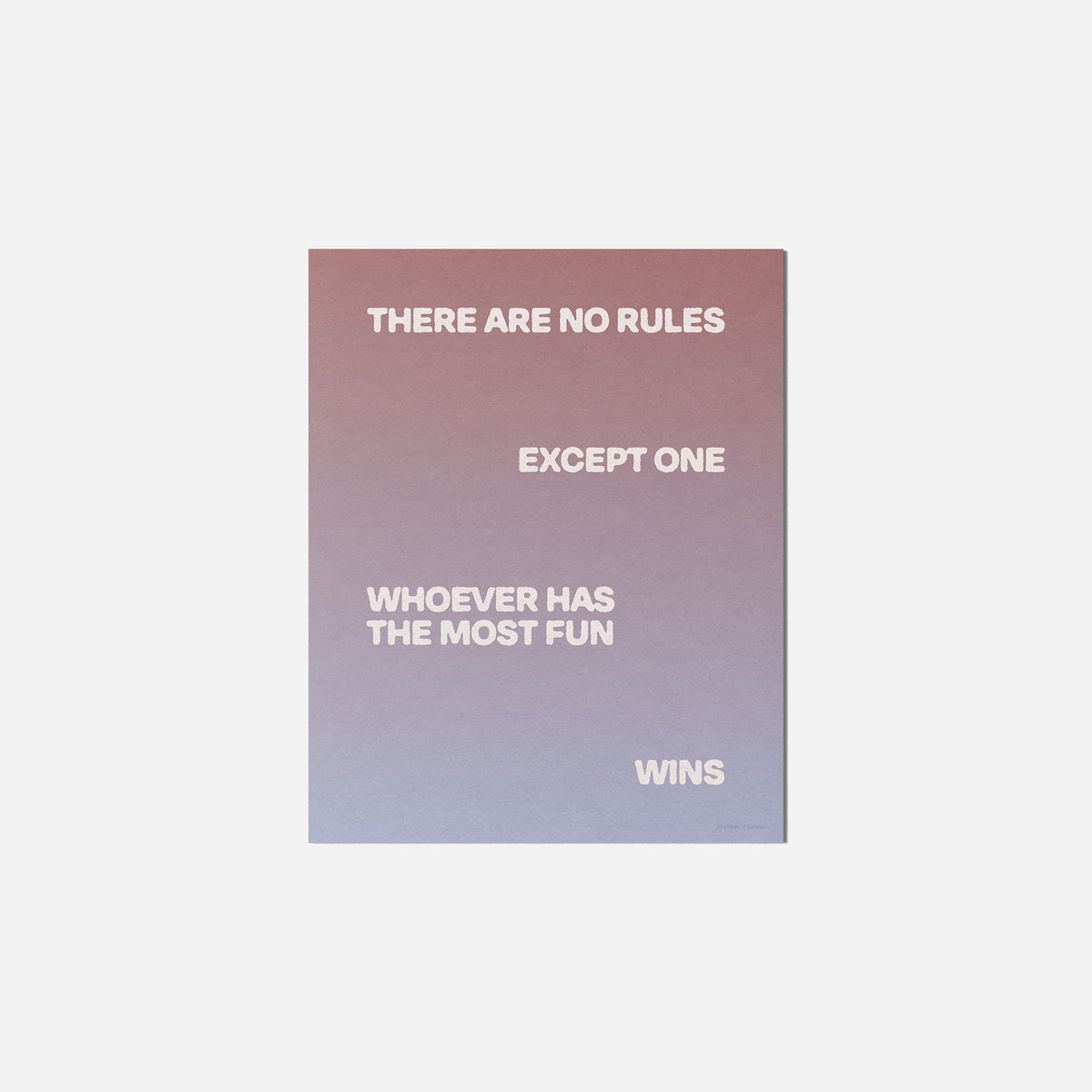 WHOEVER PRINT