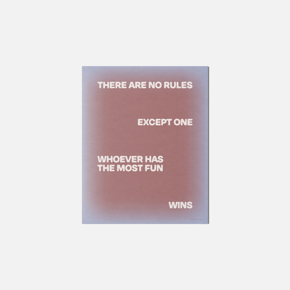 WHOEVER PRINT