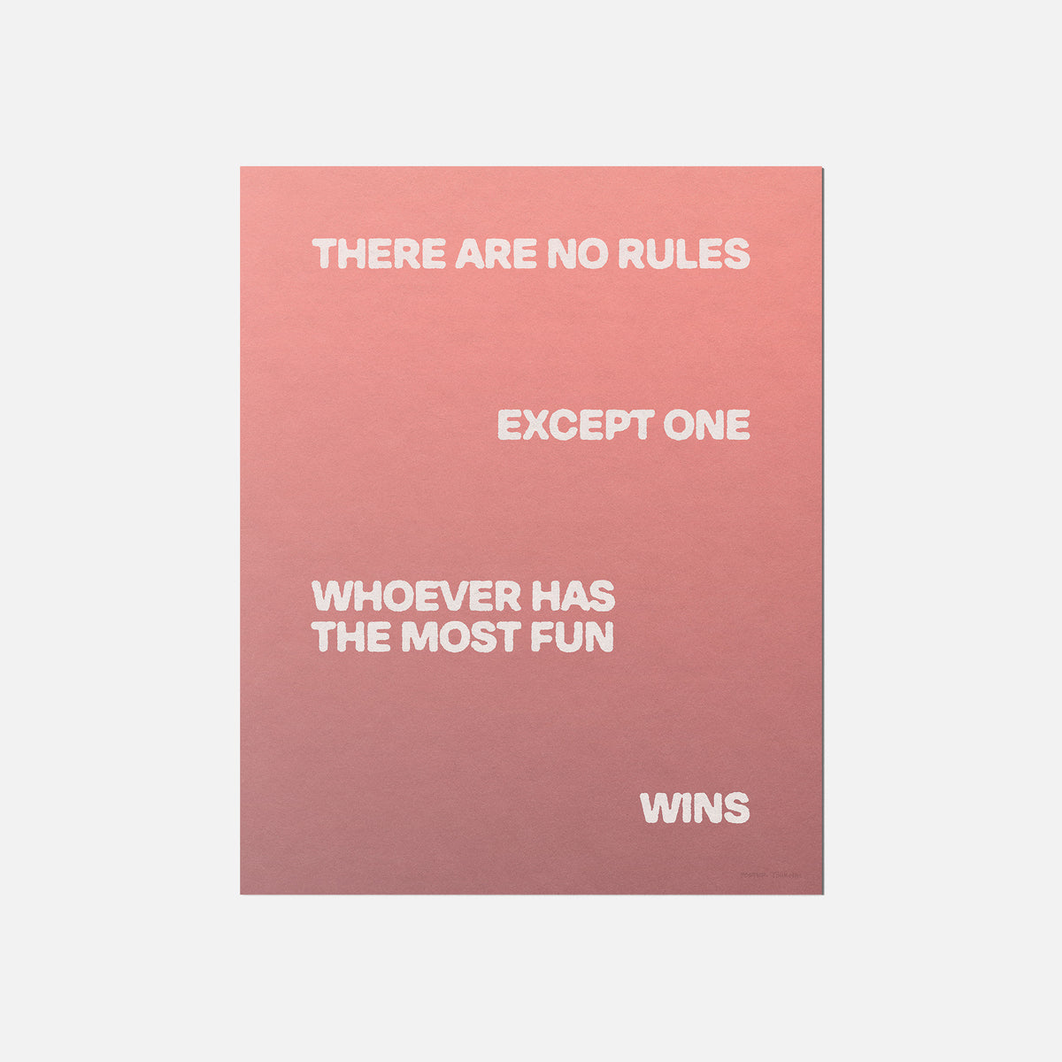 WHOEVER PRINT