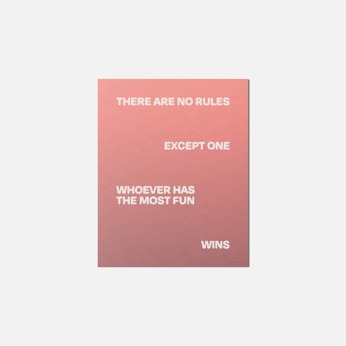 WHOEVER PRINT