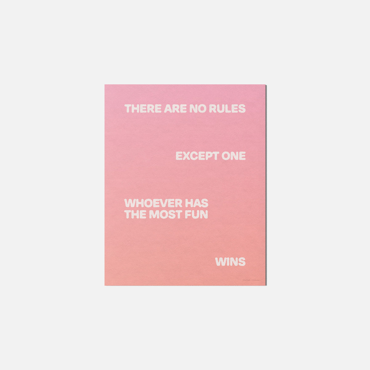 WHOEVER PRINT