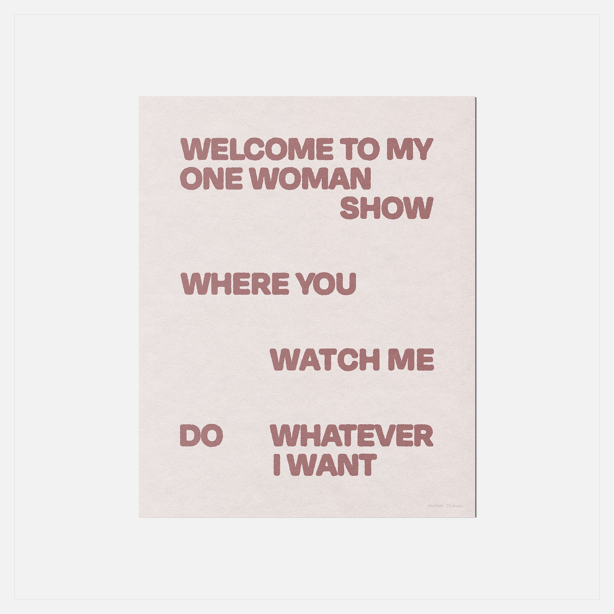 WOMAN PRINT