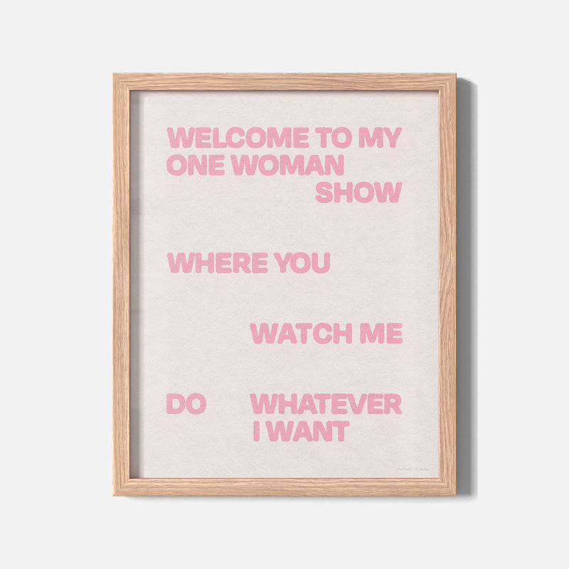 WOMAN PRINT