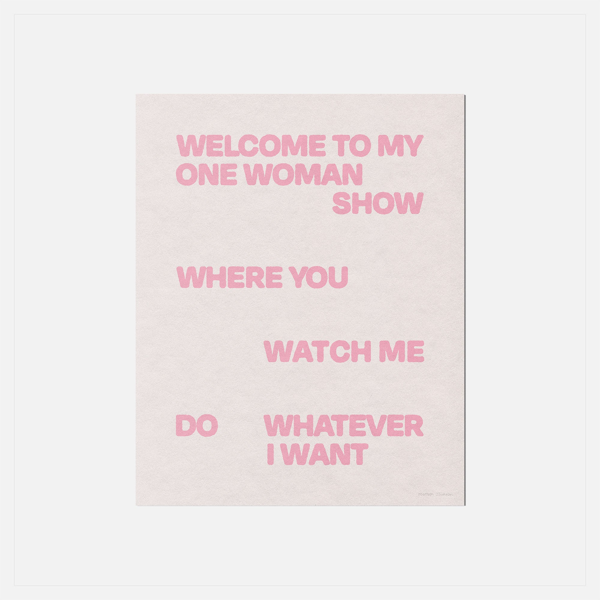 WOMAN PRINT