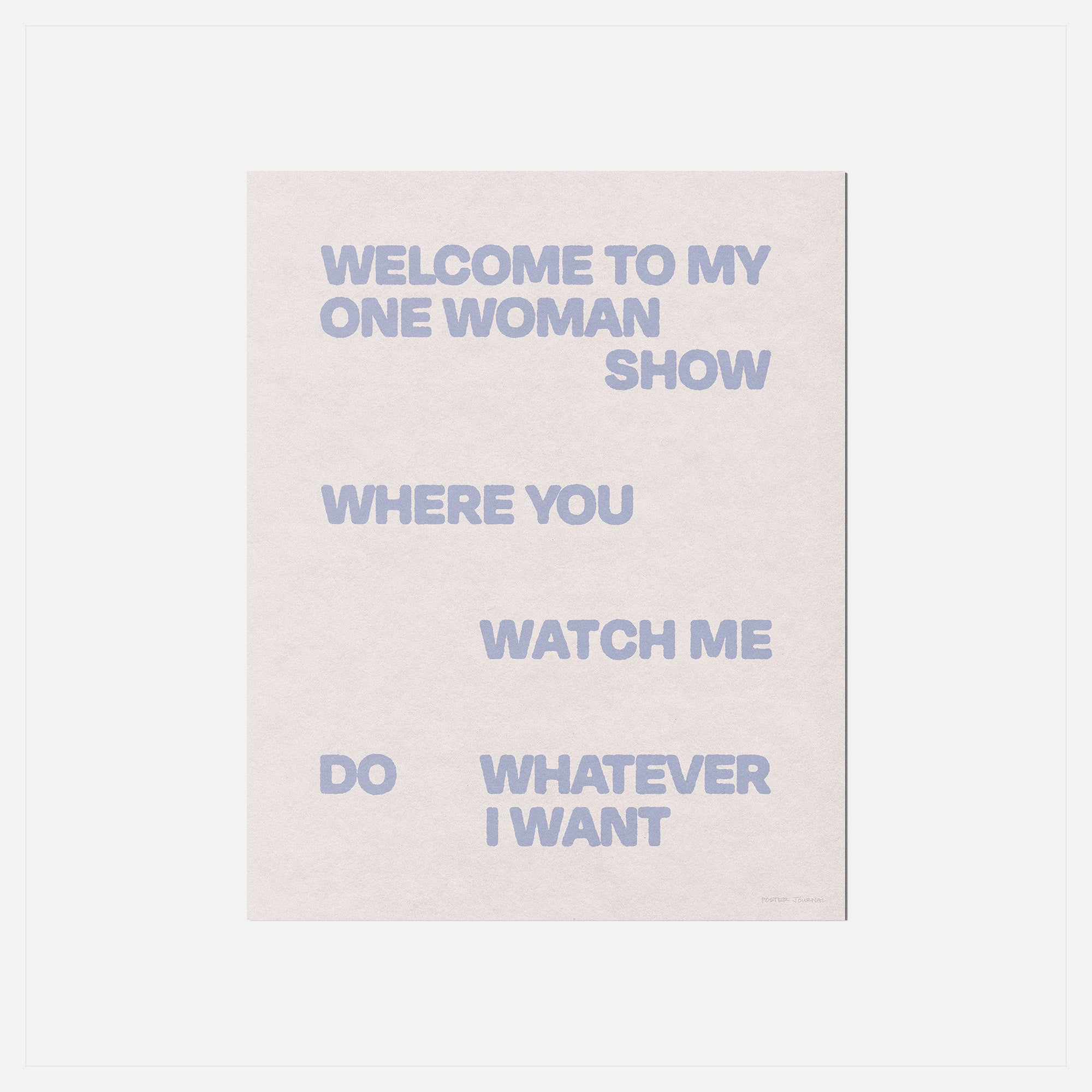 WOMAN PRINT