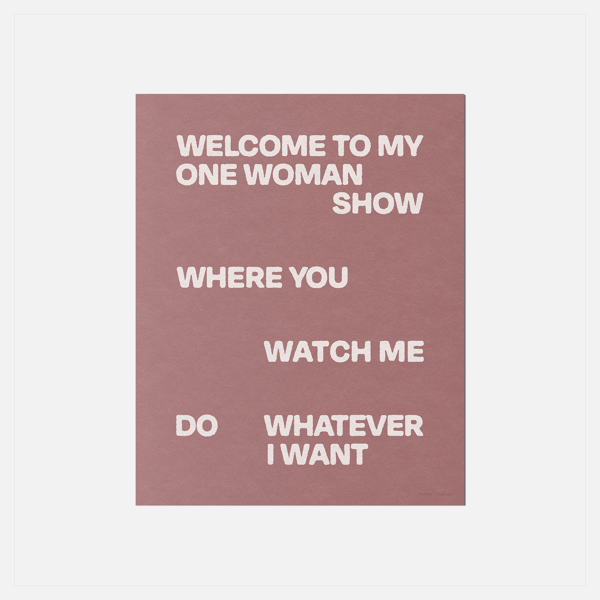 WOMAN PRINT