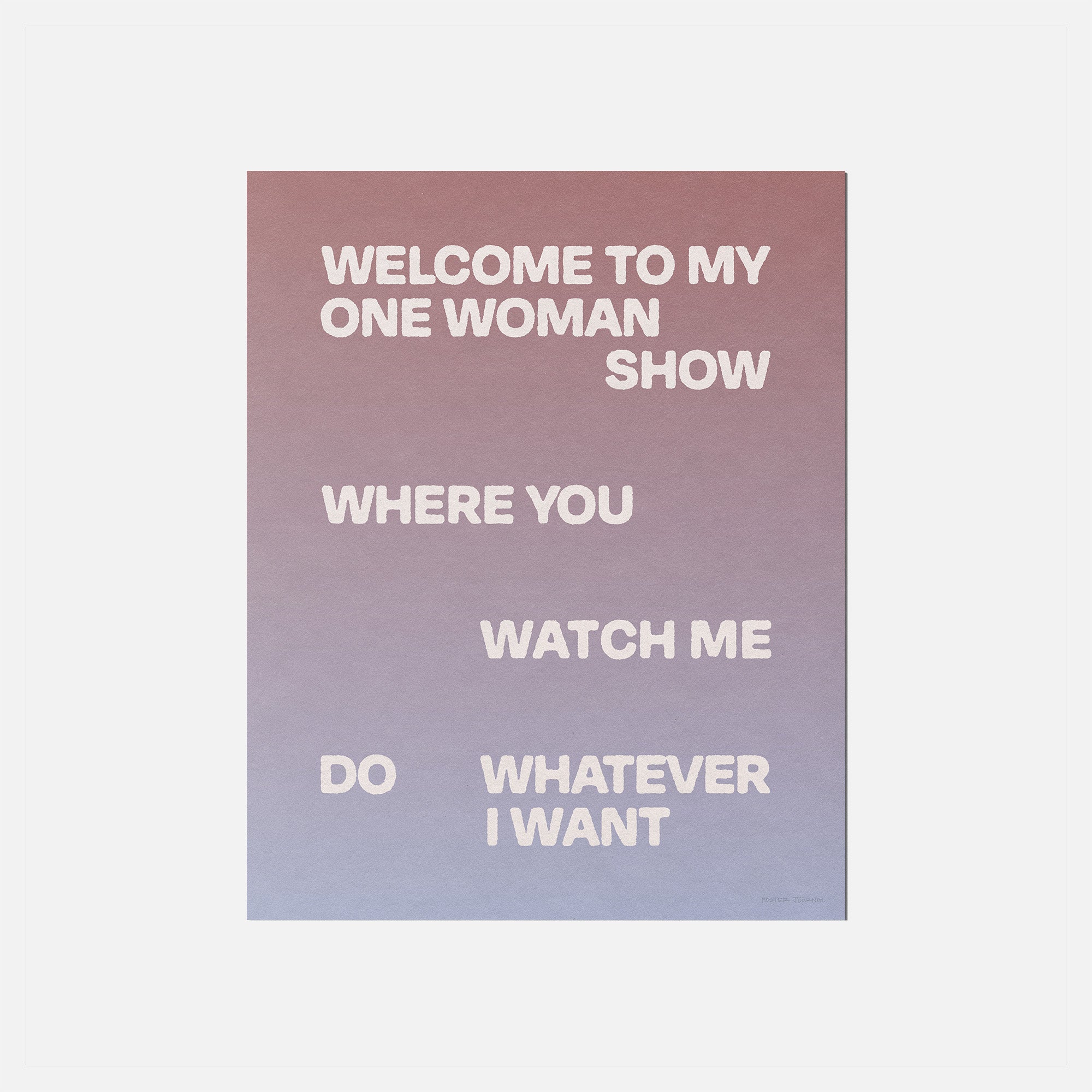 WOMAN PRINT