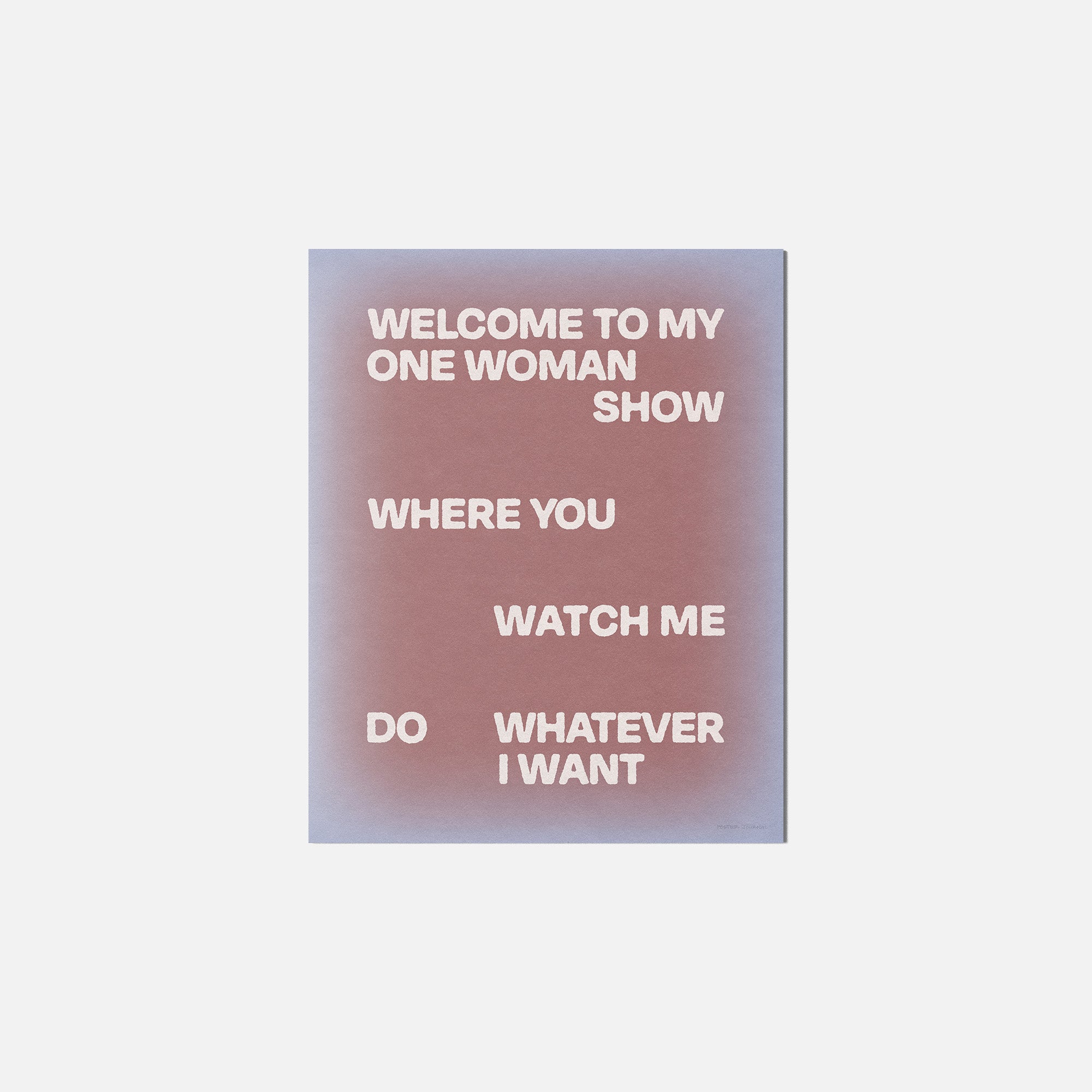 WOMAN PRINT