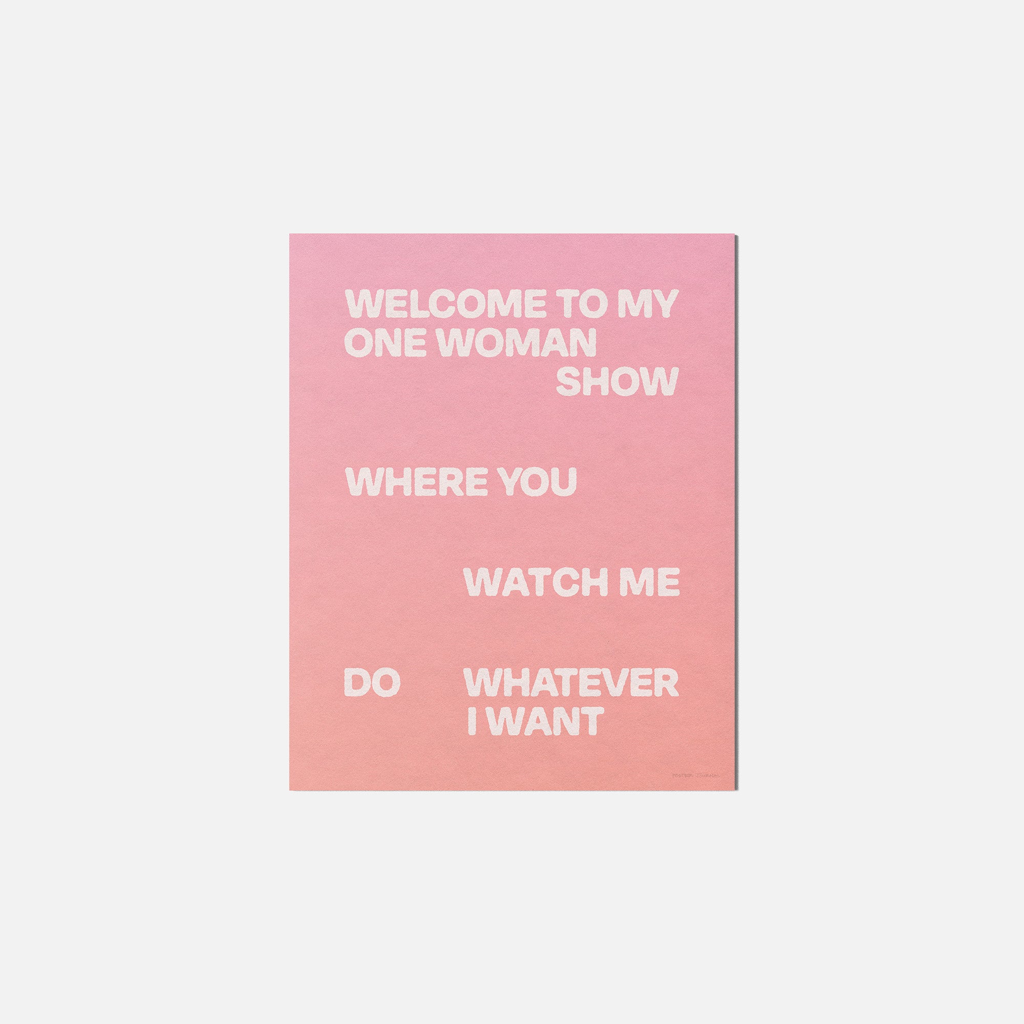 WOMAN PRINT
