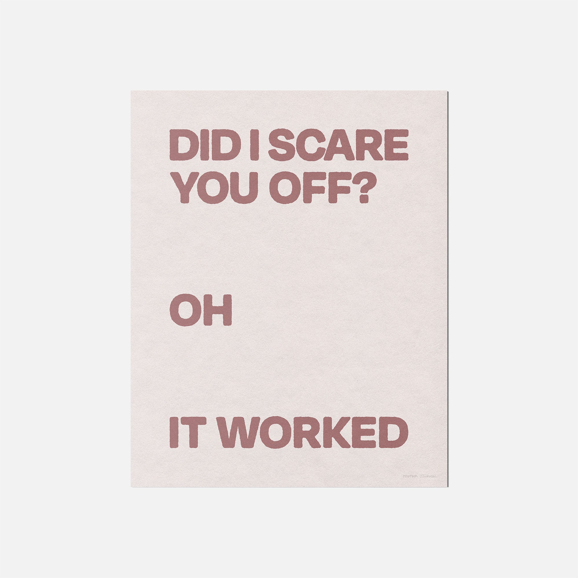 WORKED PRINT