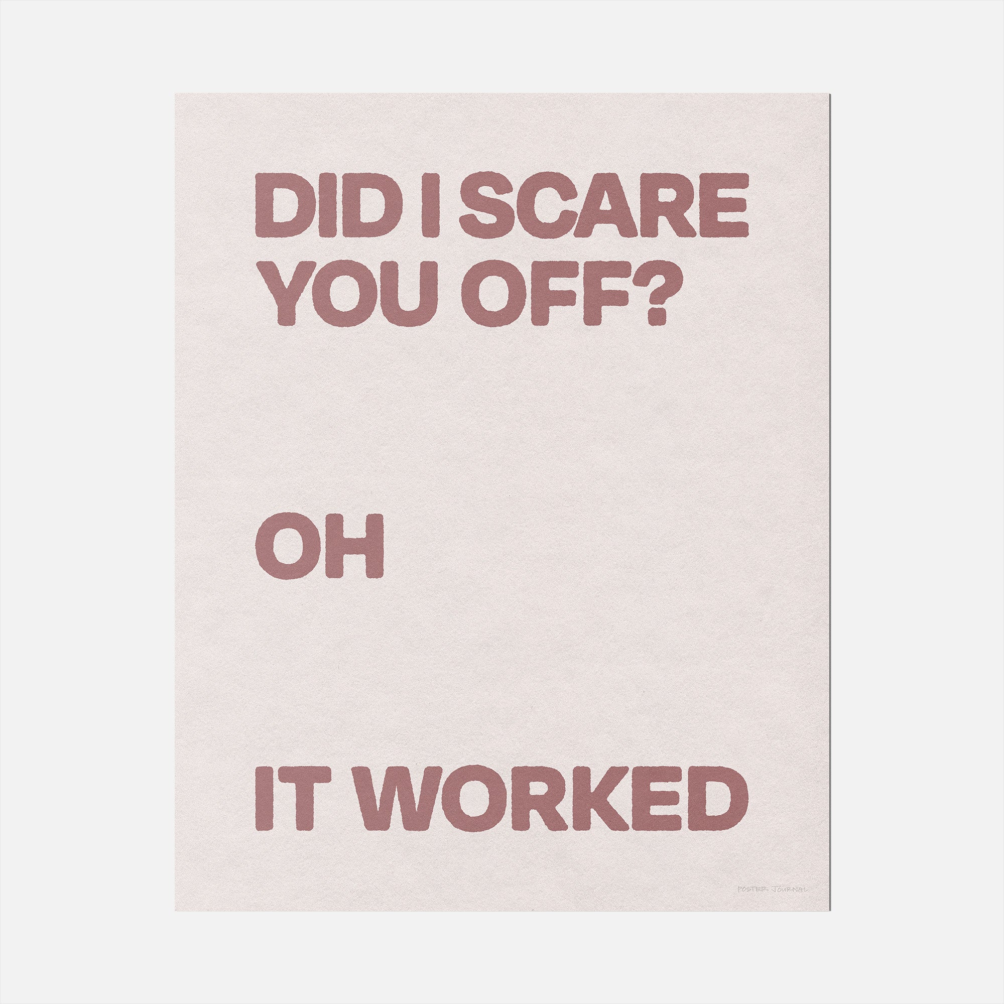 WORKED PRINT