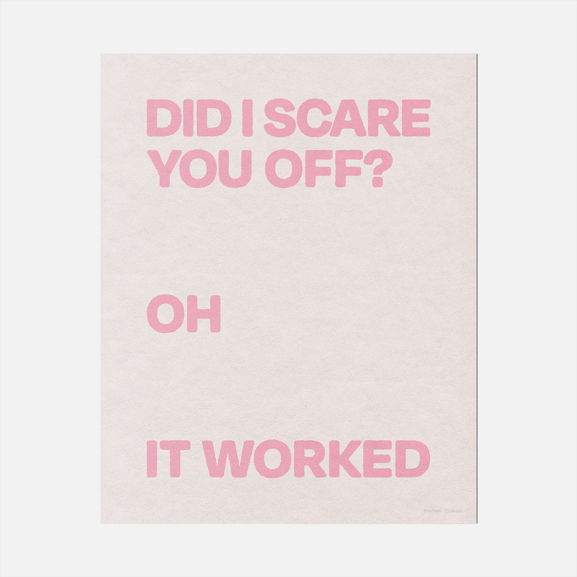 WORKED PRINT
