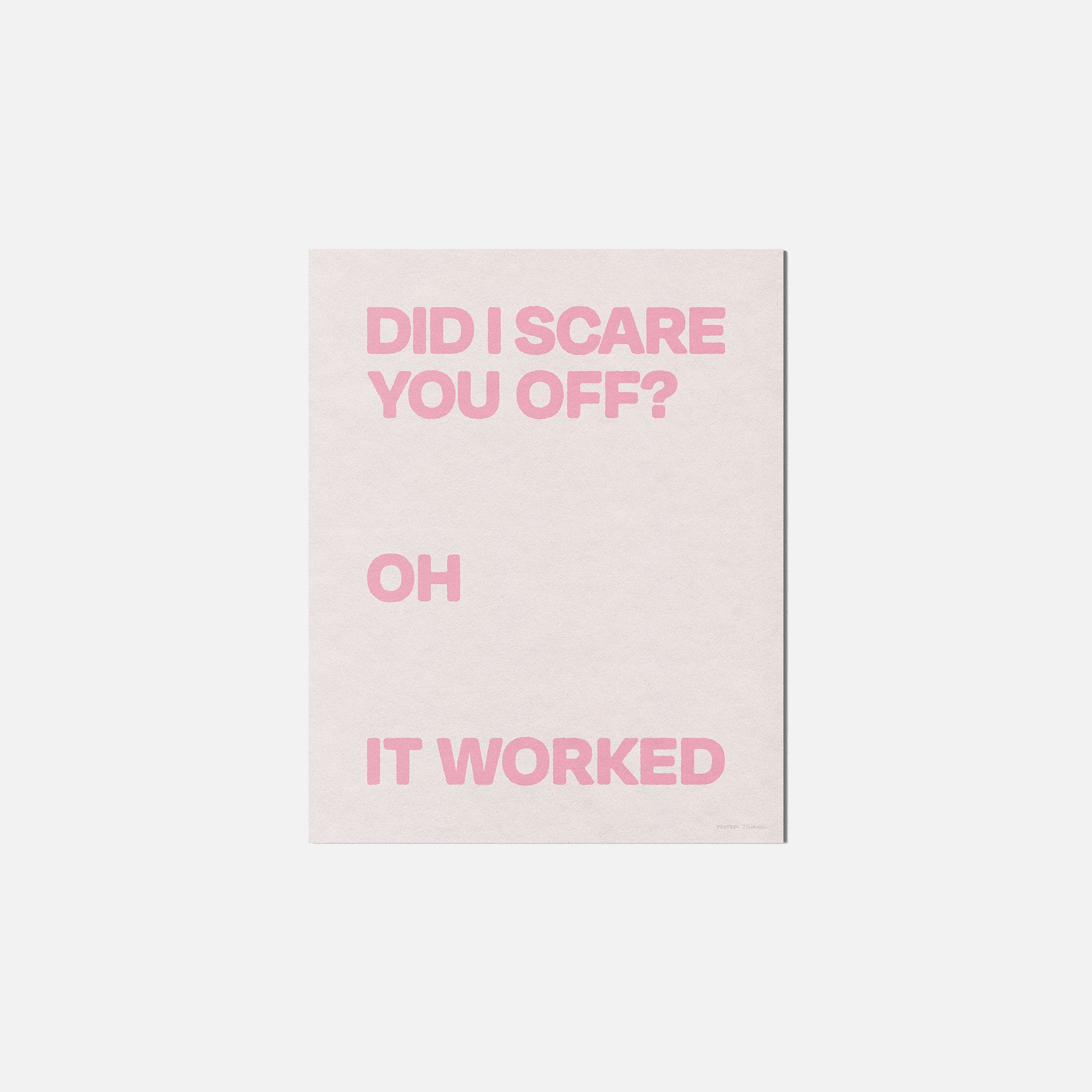 WORKED PRINT