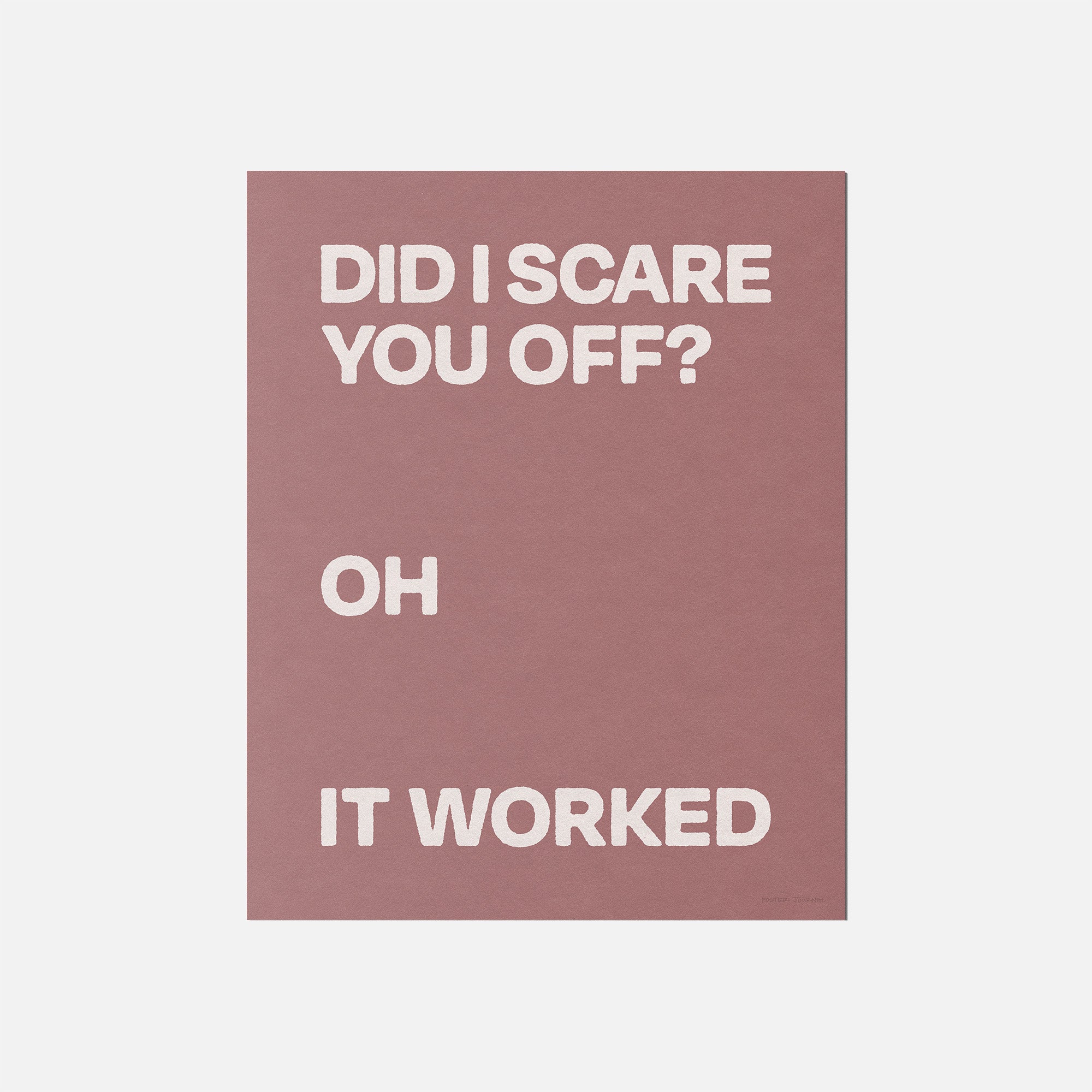 WORKED PRINT