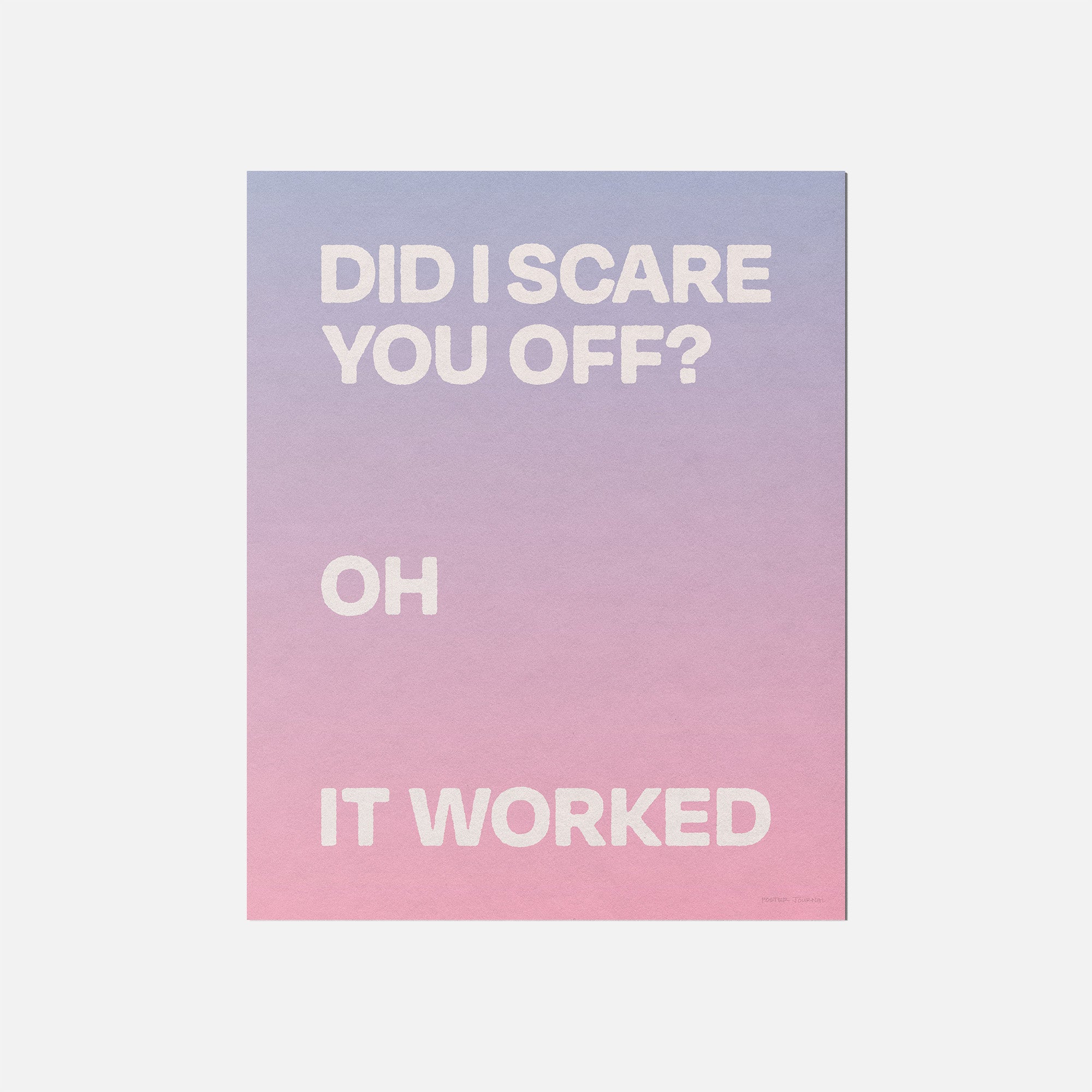 WORKED PRINT