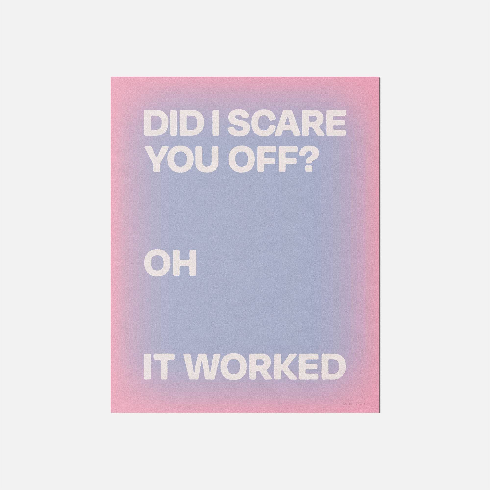 WORKED PRINT