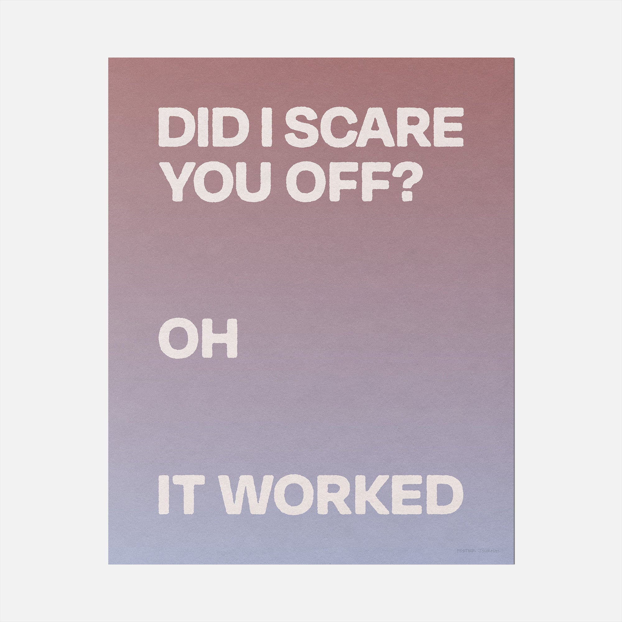 WORKED PRINT