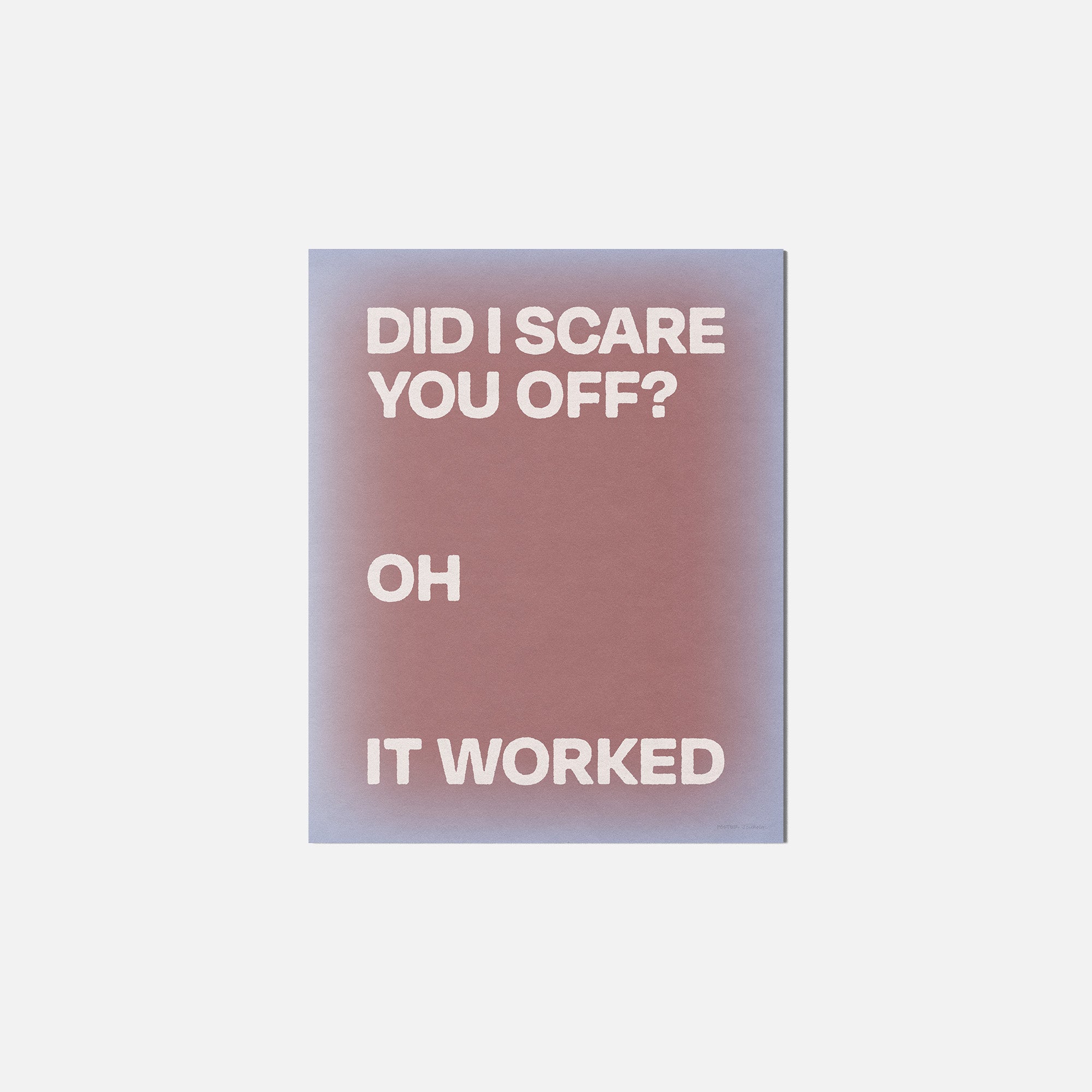 WORKED PRINT