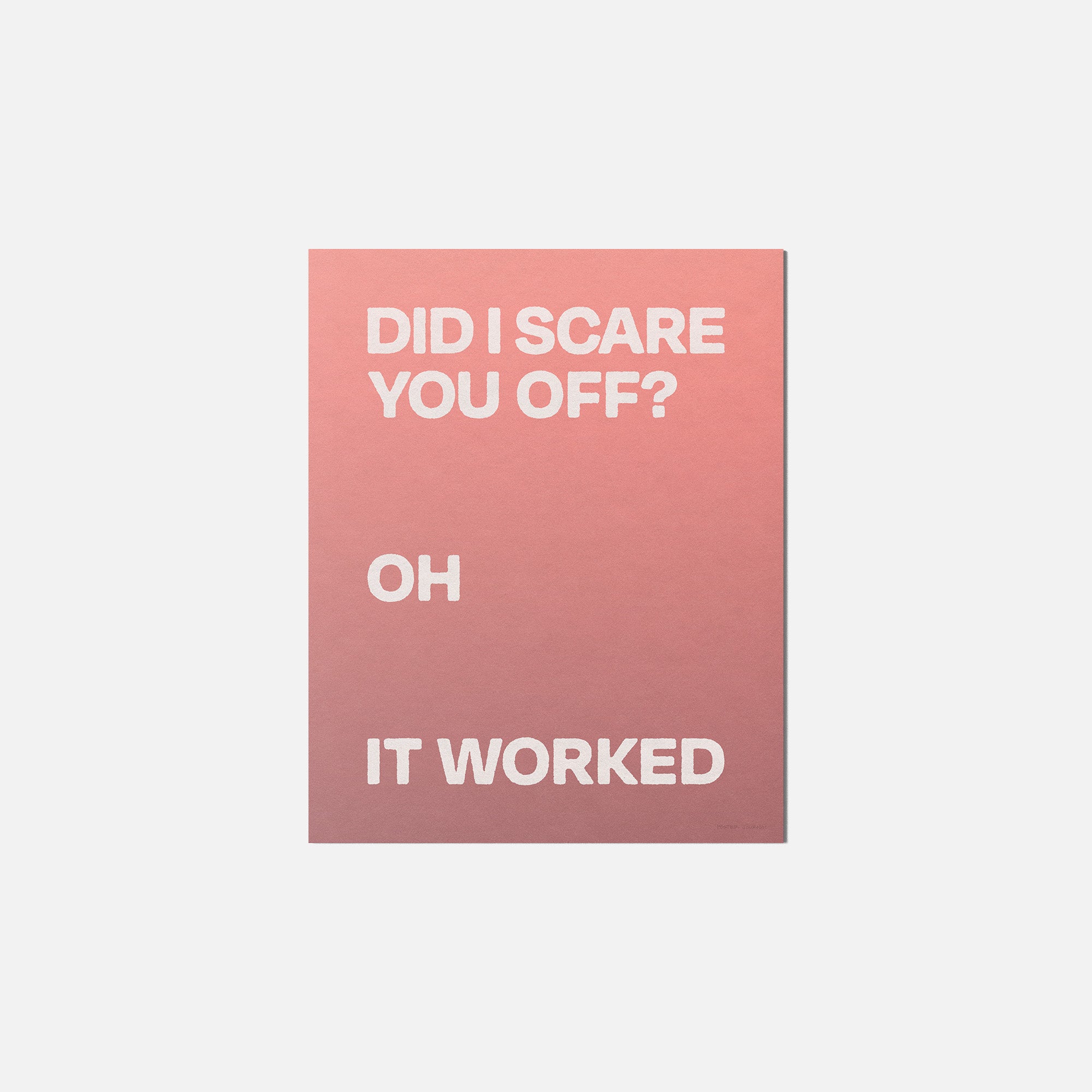 WORKED PRINT