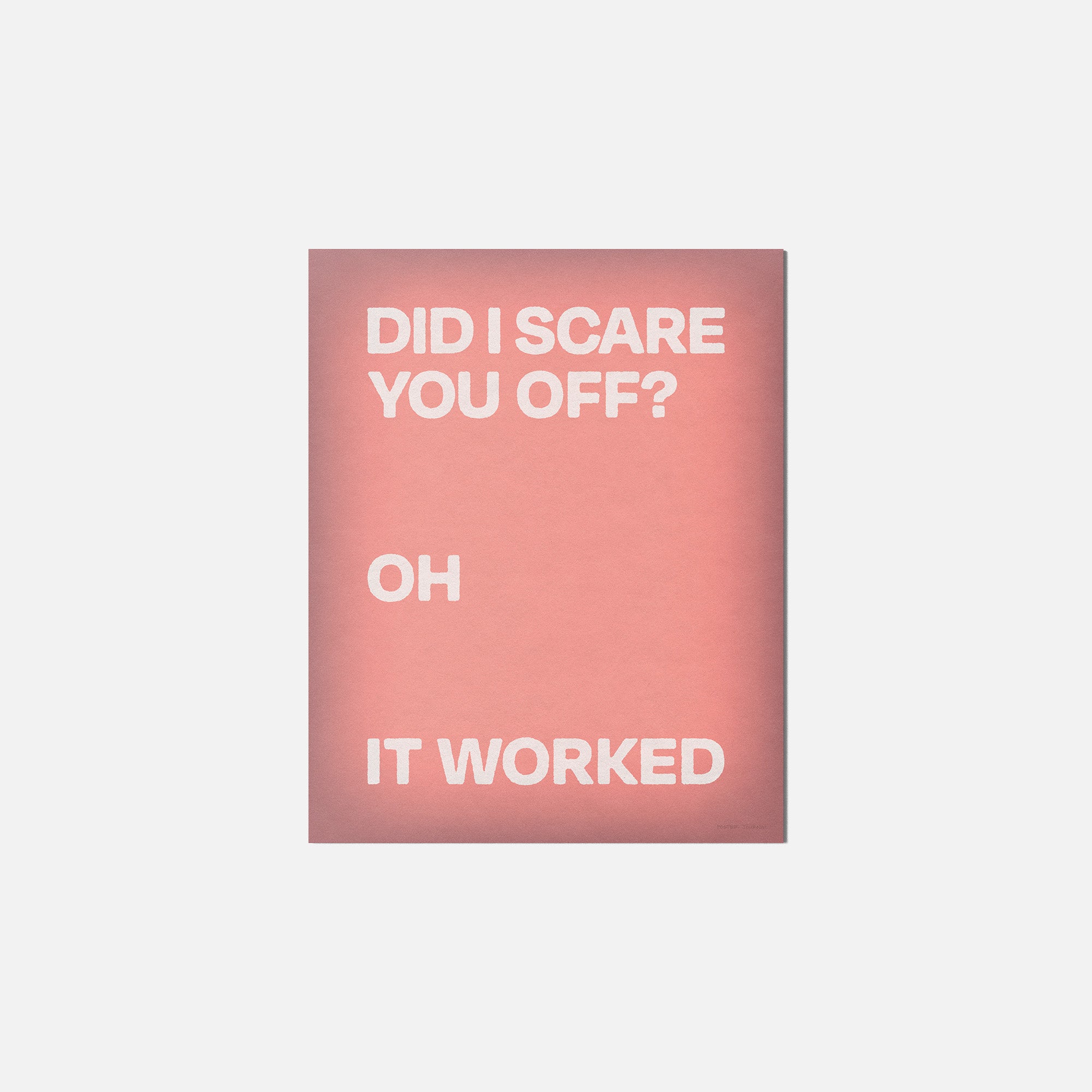 WORKED PRINT