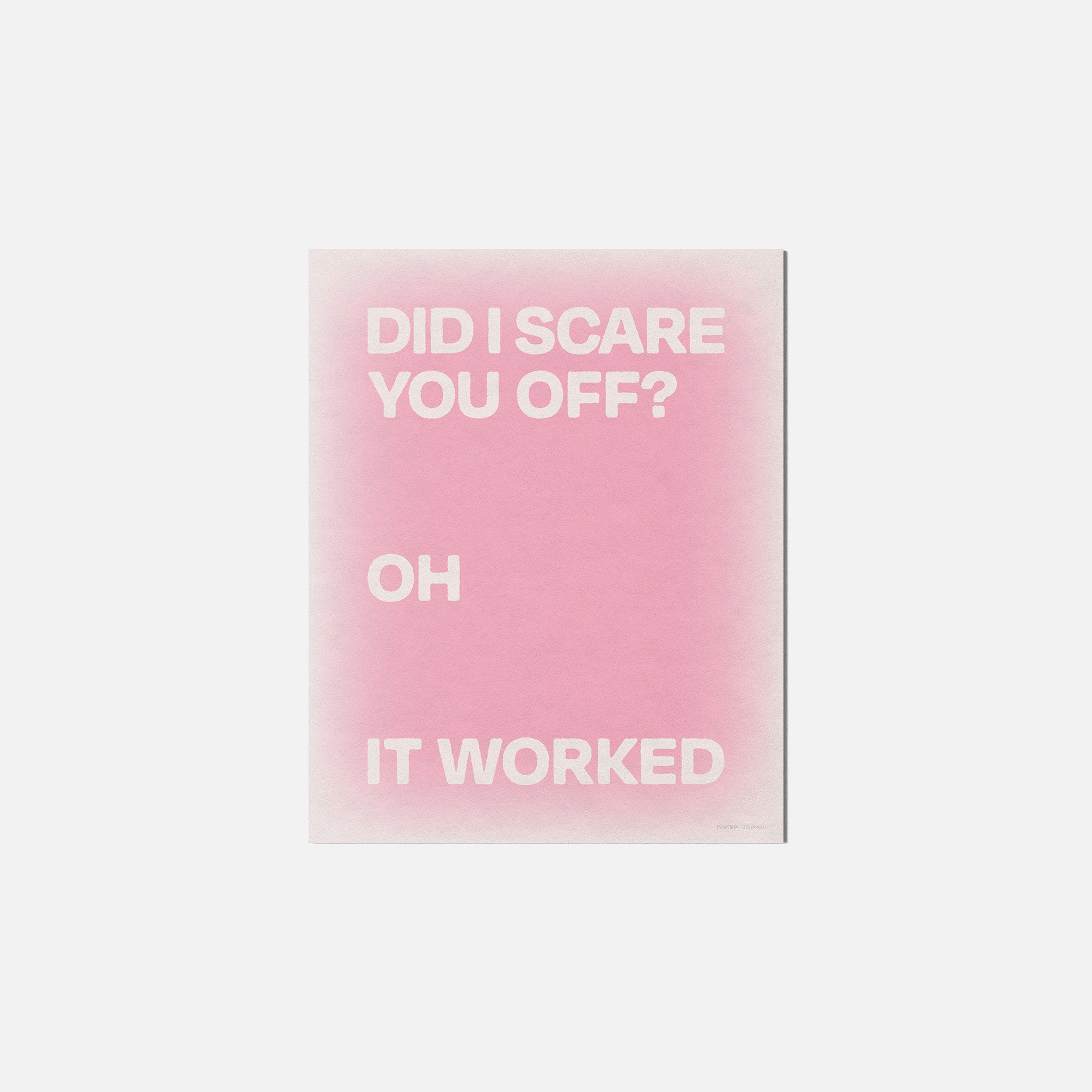 WORKED PRINT