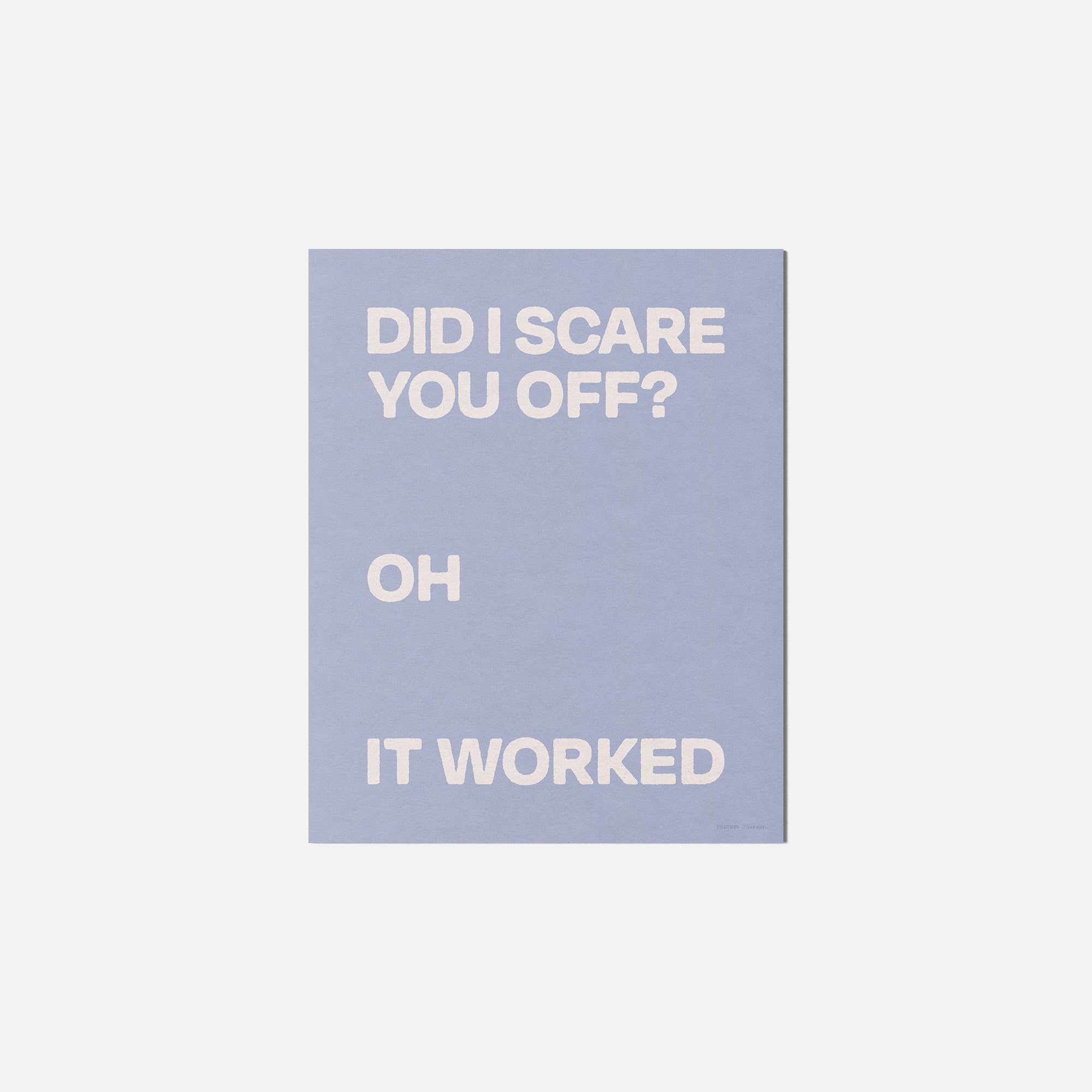 WORKED PRINT