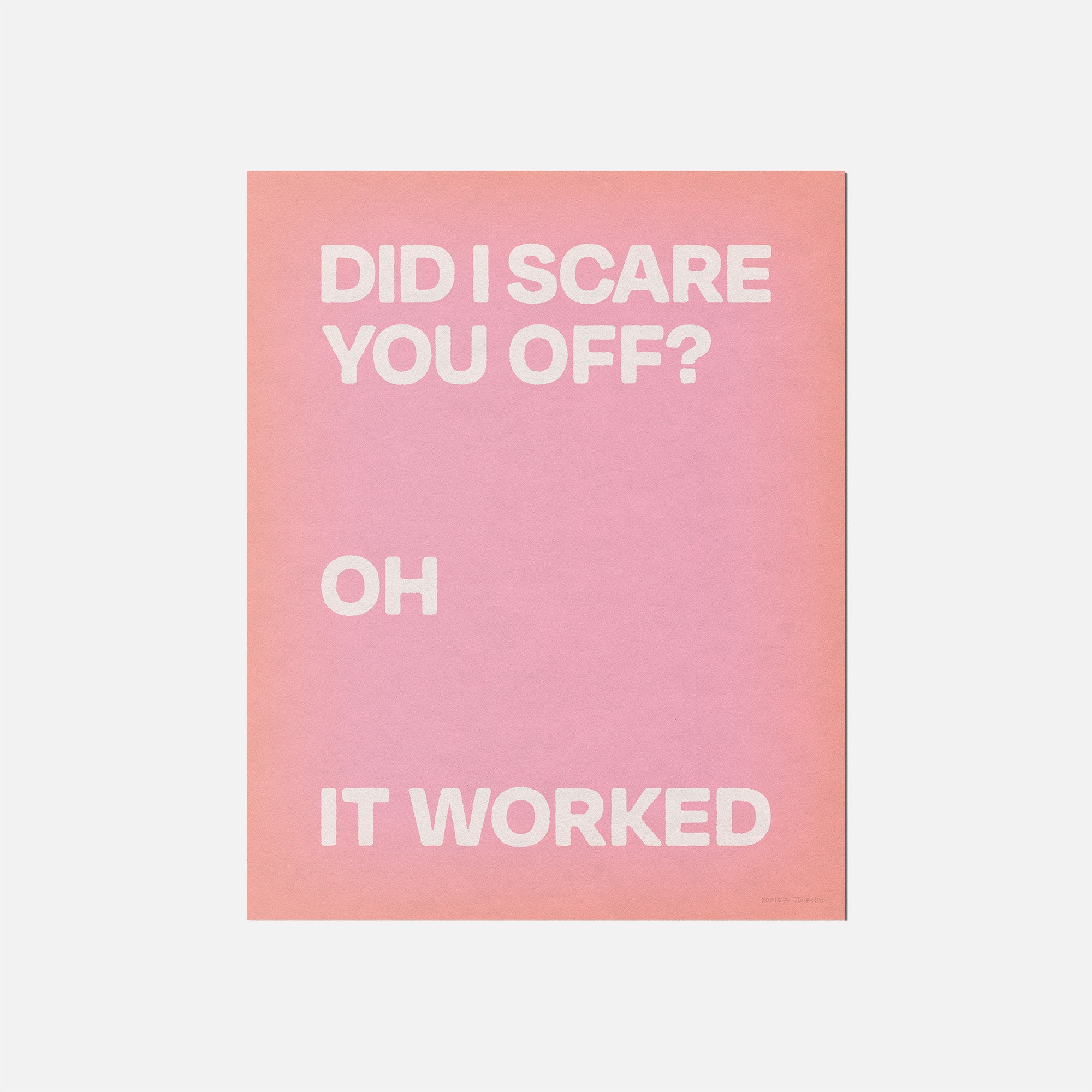 WORKED PRINT