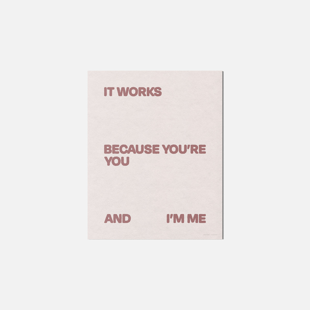 WORKS PRINT