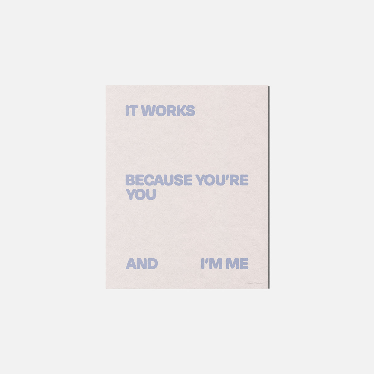 WORKS PRINT