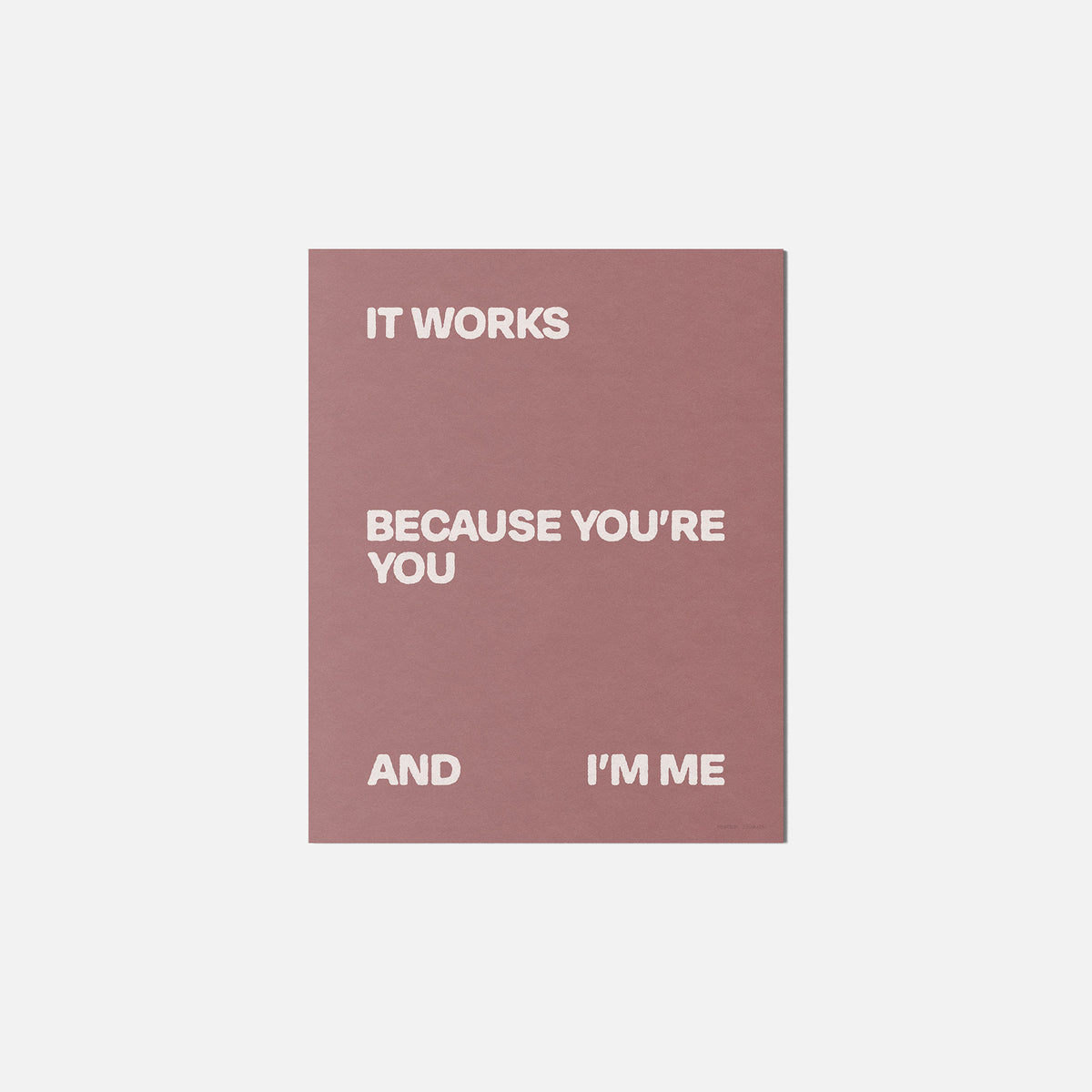 WORKS PRINT