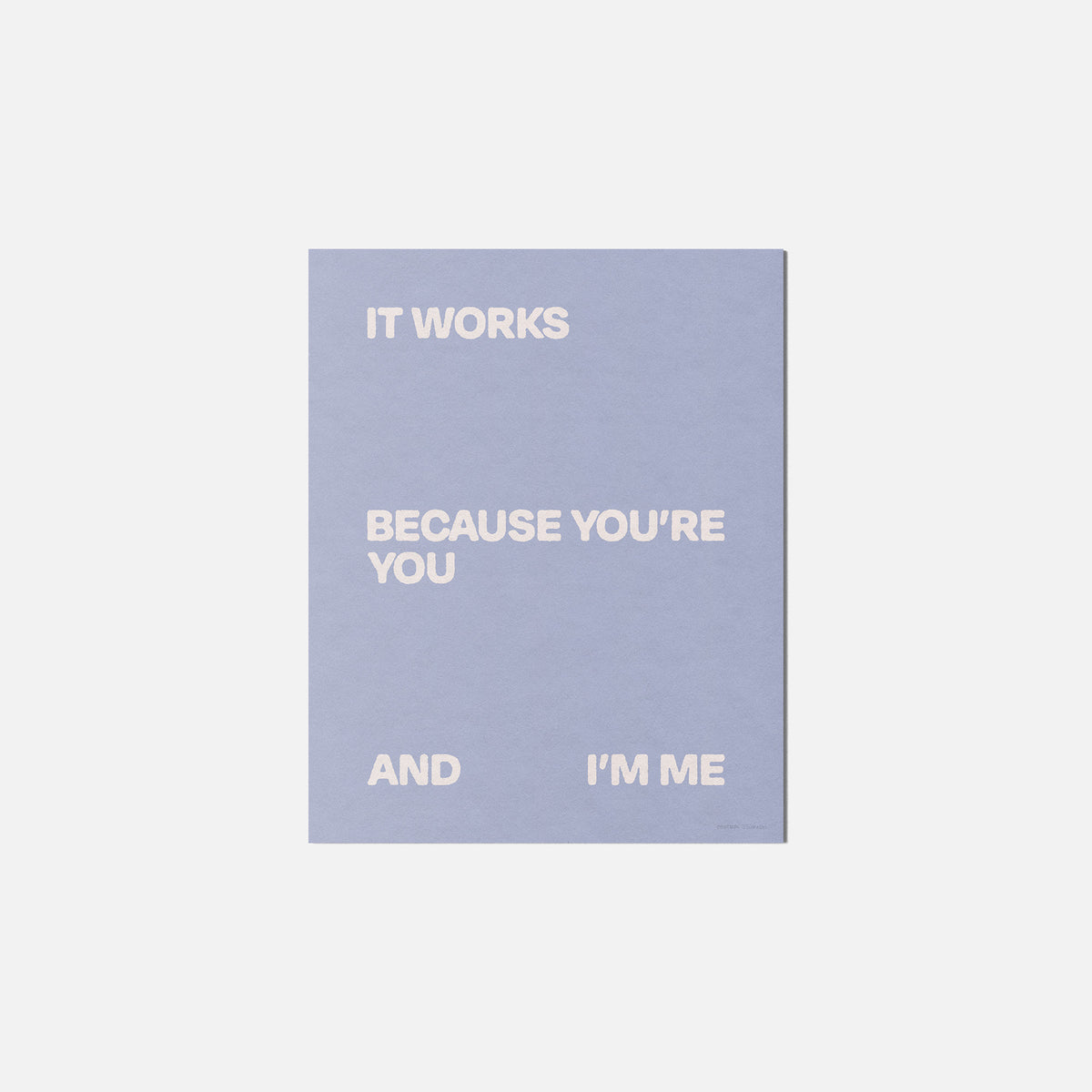 WORKS PRINT