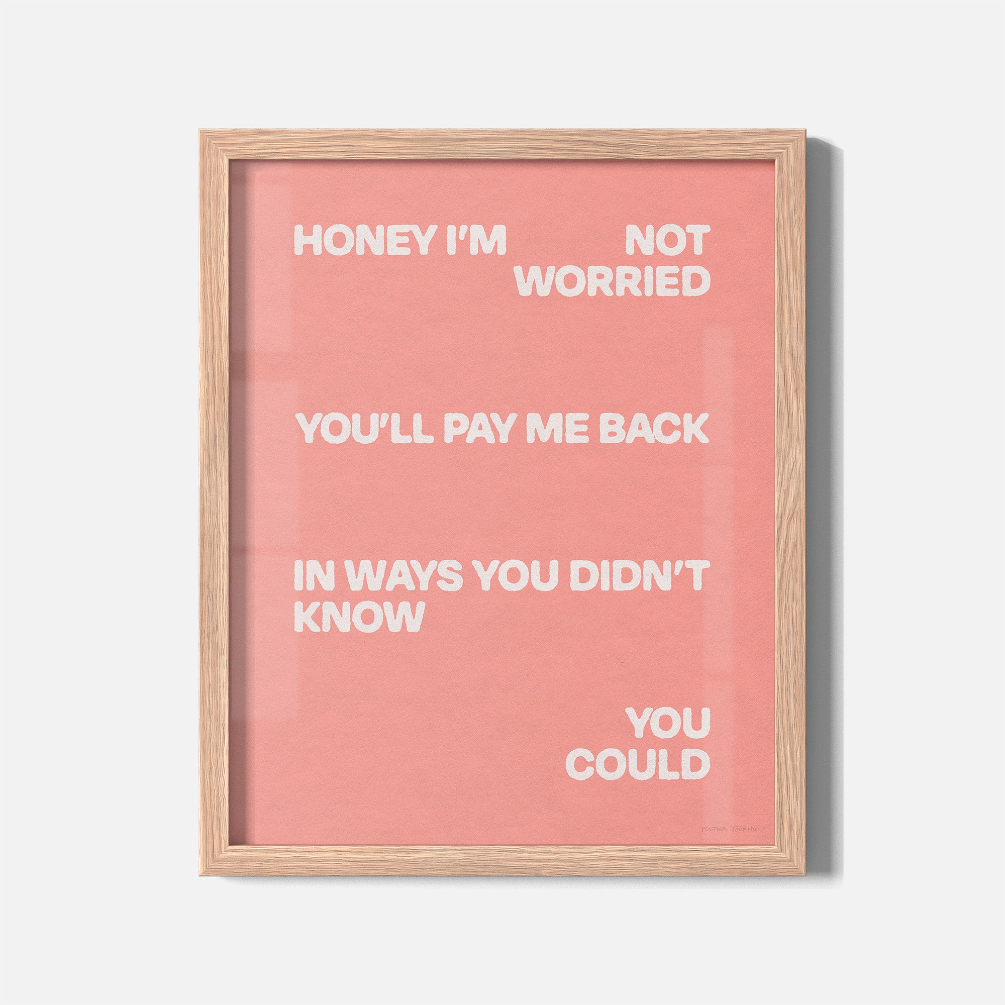 WORRIED PRINT