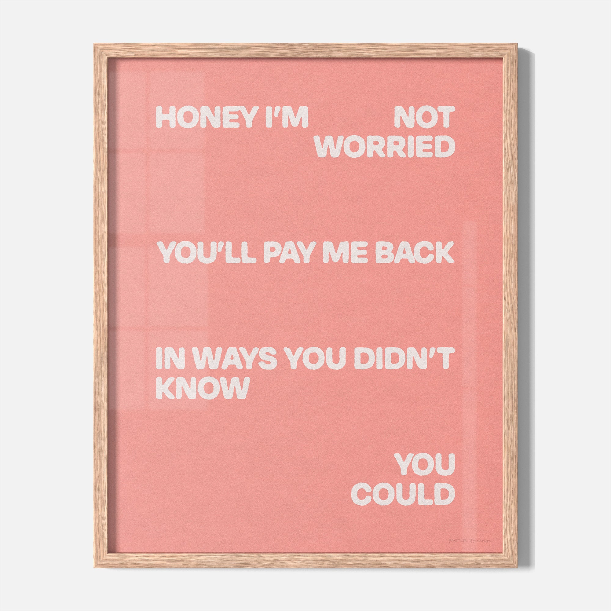 WORRIED PRINT