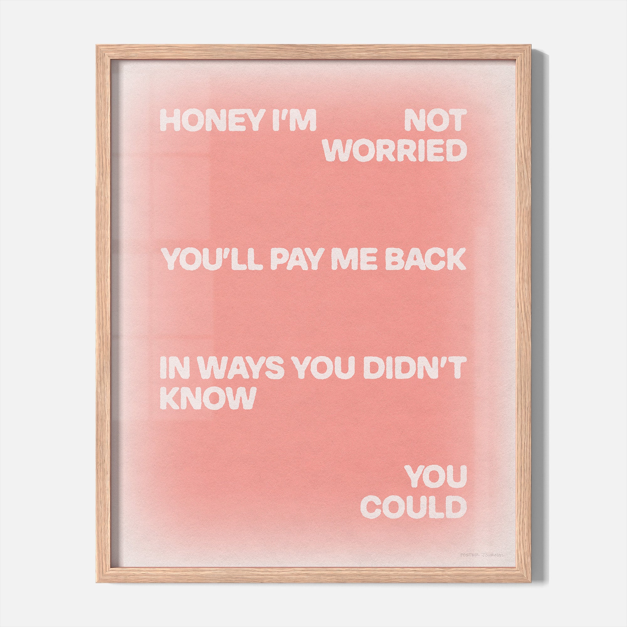 WORRIED PRINT