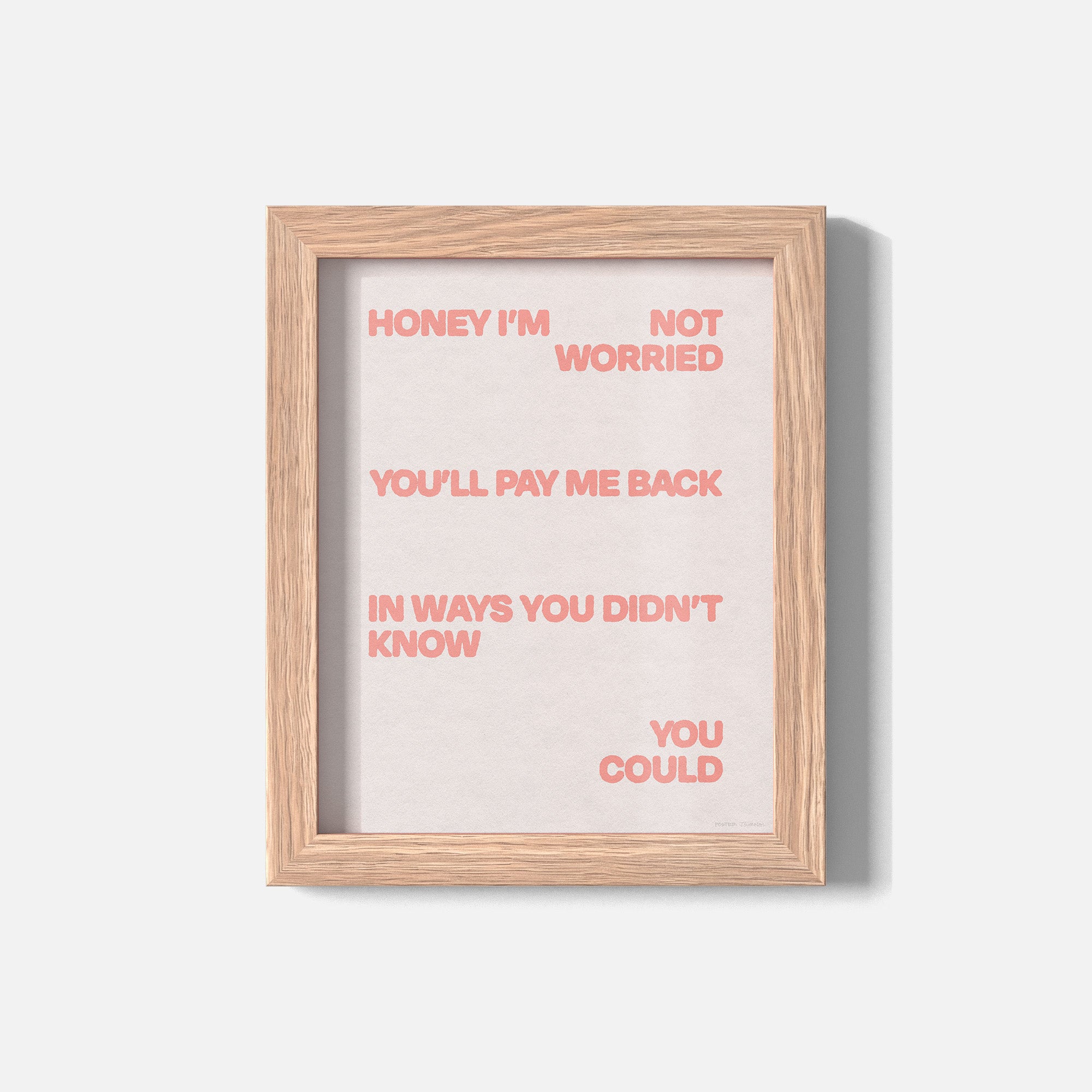 WORRIED PRINT