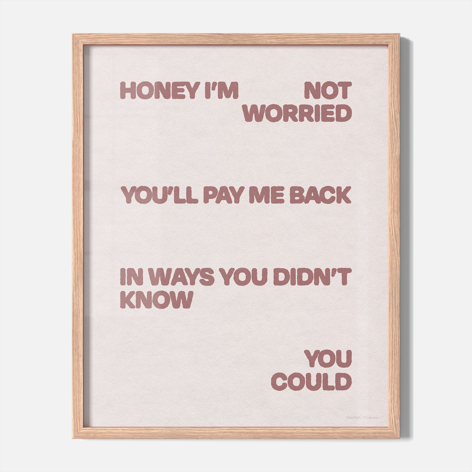 WORRIED PRINT