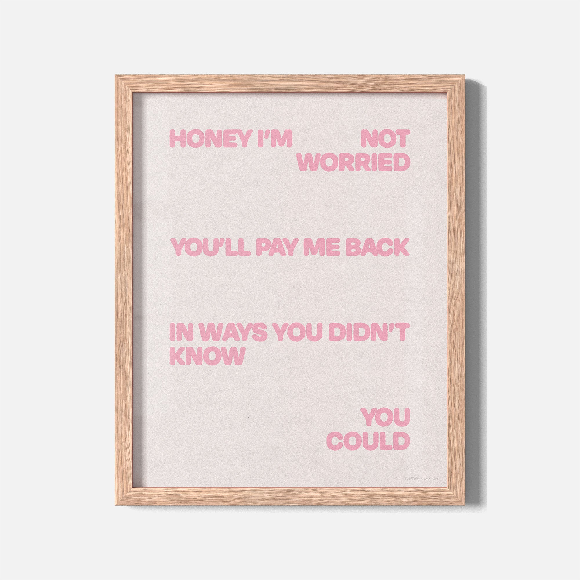 WORRIED PRINT