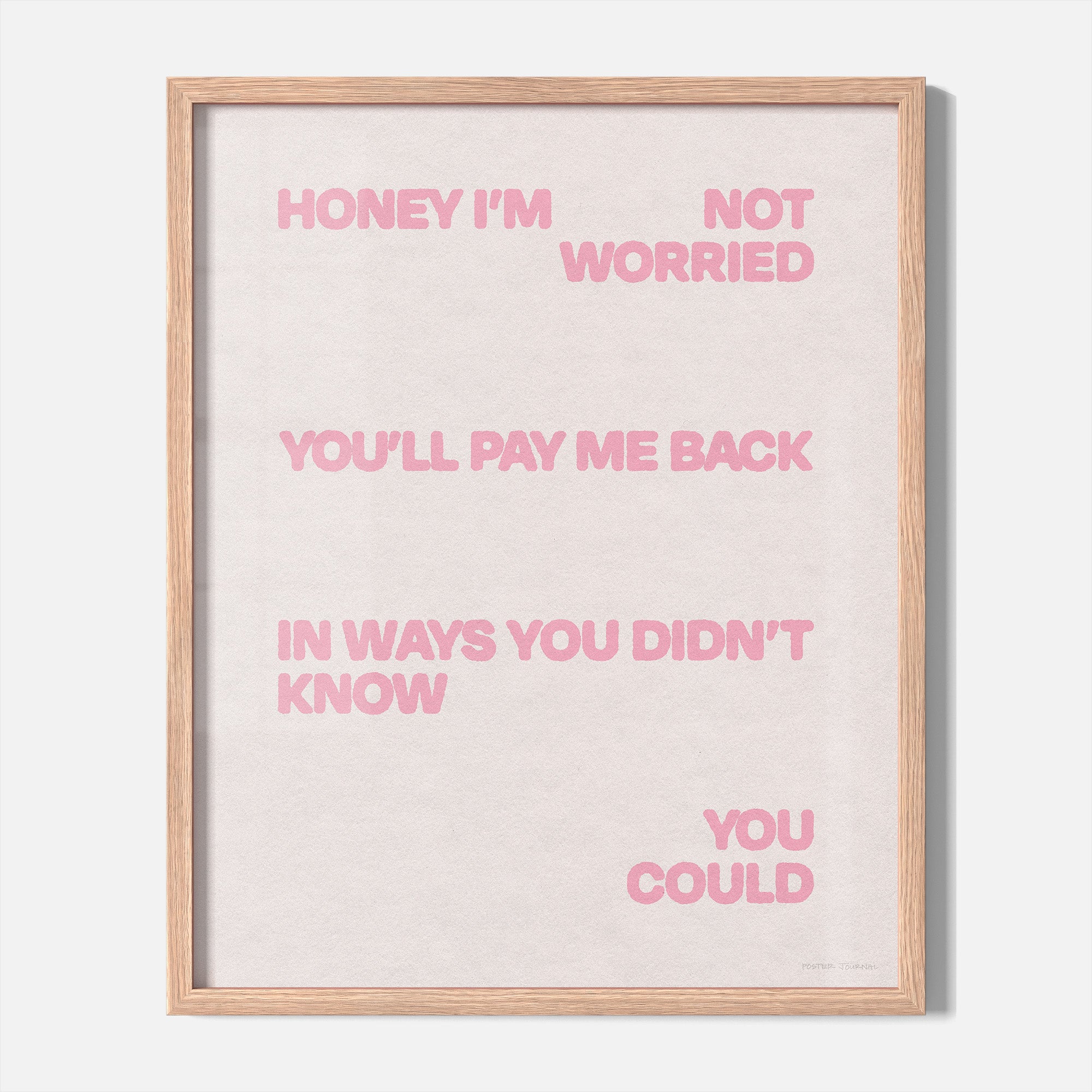 WORRIED PRINT