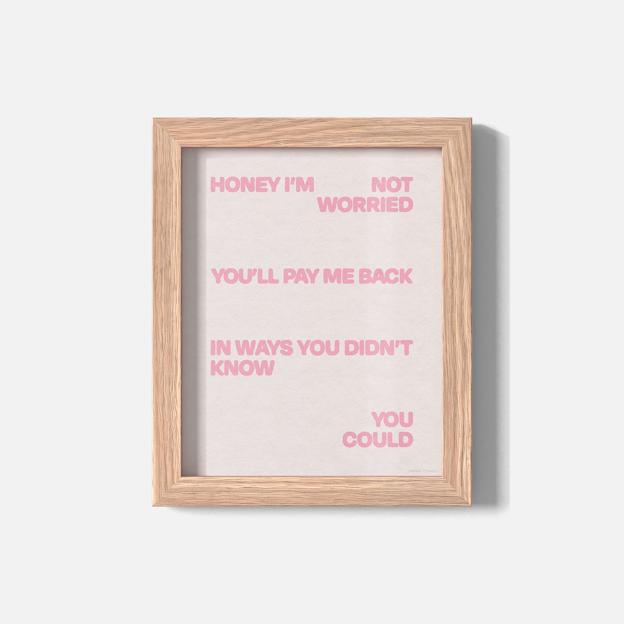 WORRIED PRINT