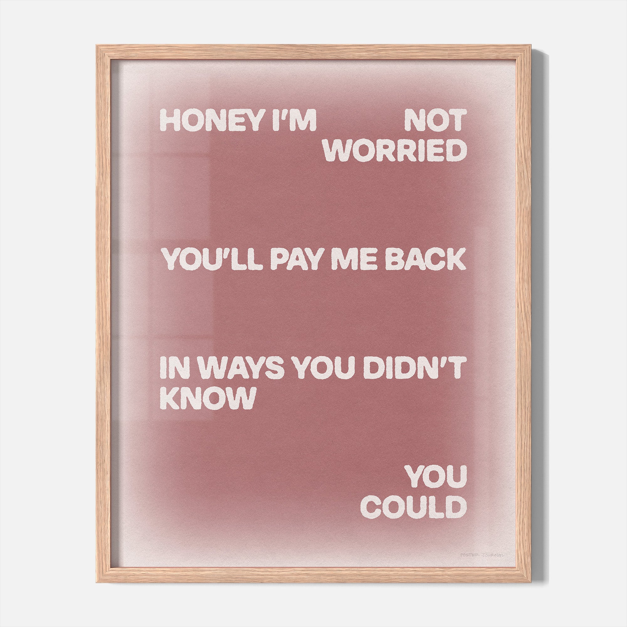 WORRIED PRINT