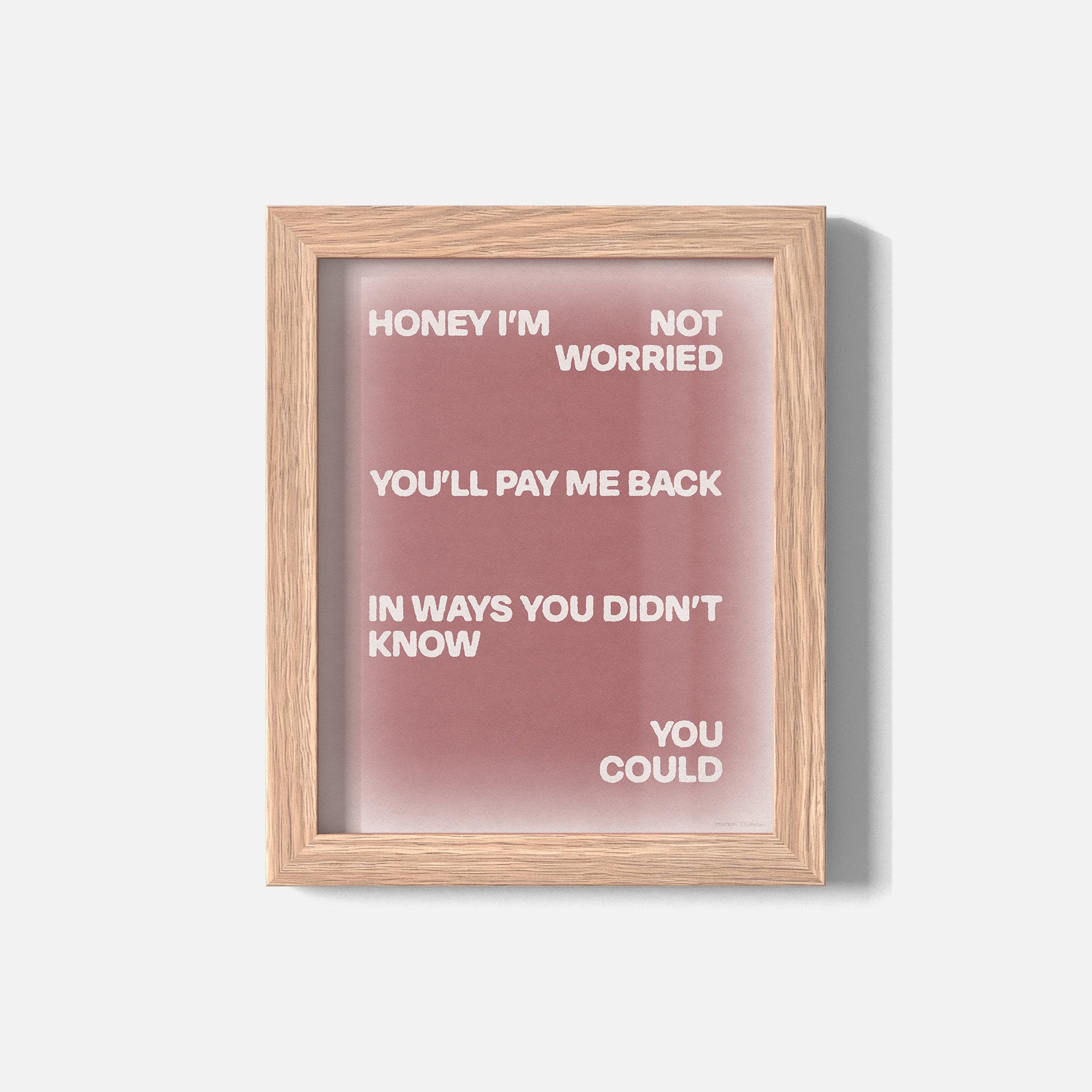 WORRIED PRINT