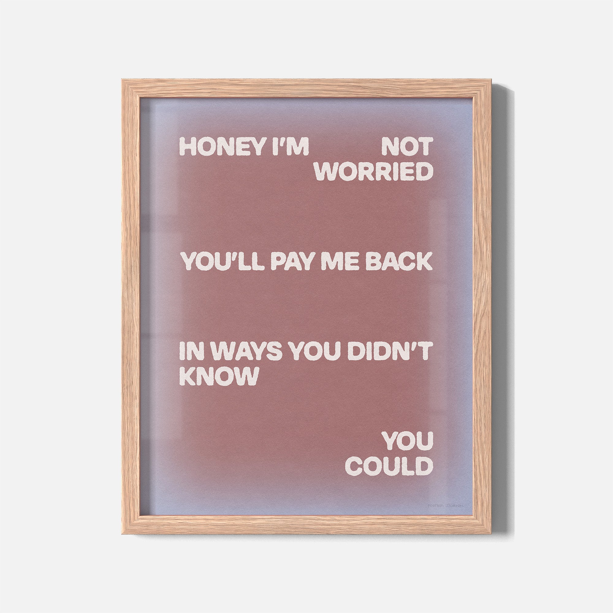 WORRIED PRINT