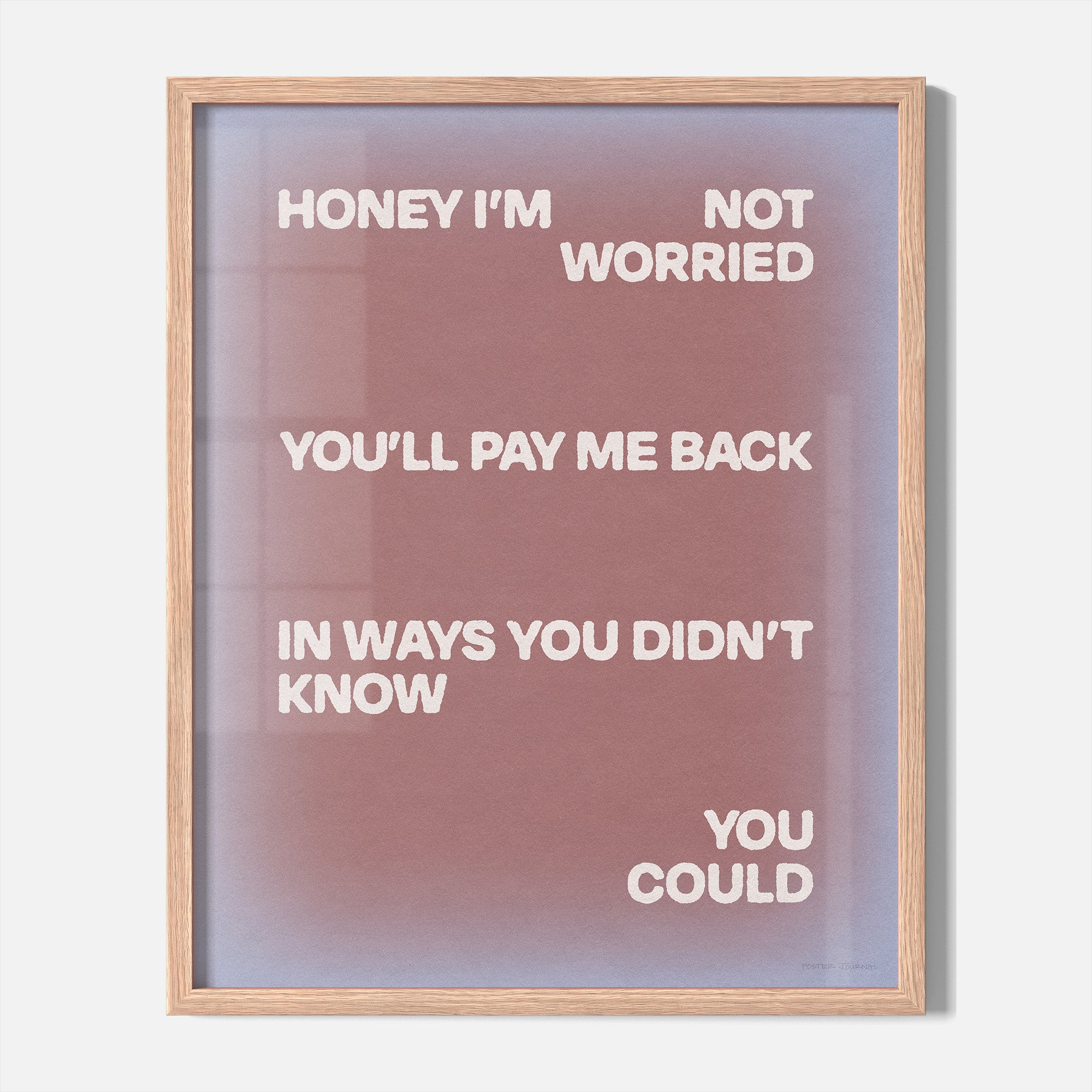 WORRIED PRINT