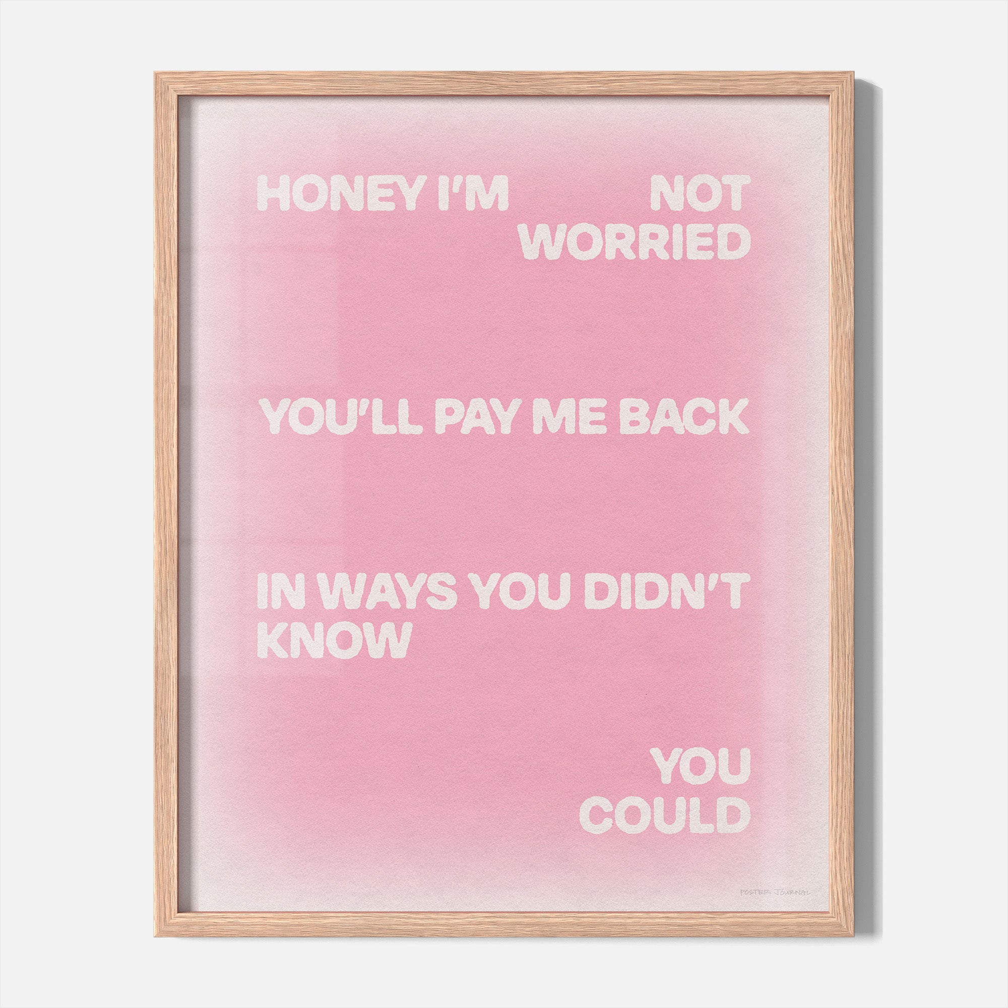 WORRIED PRINT