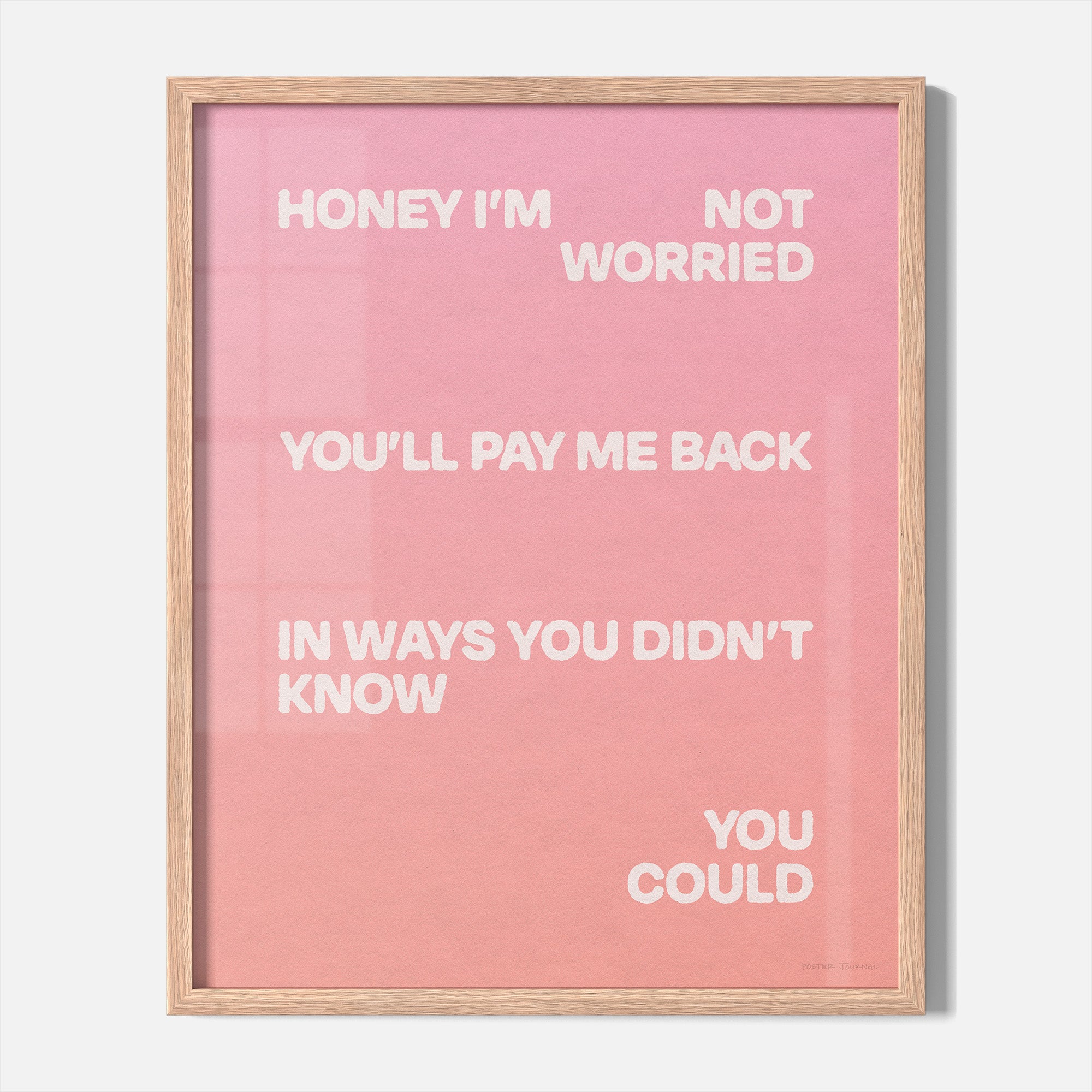 WORRIED PRINT