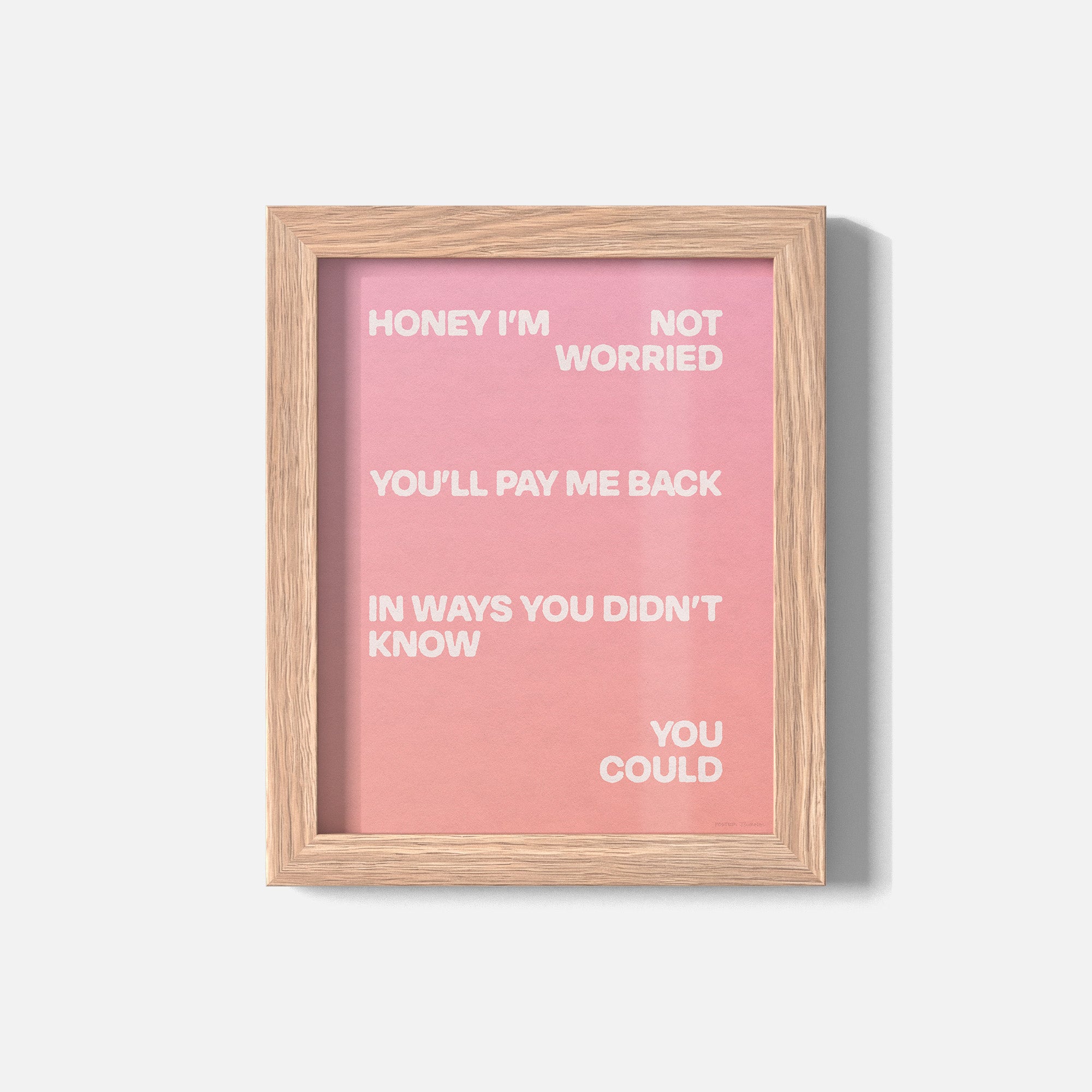 WORRIED PRINT
