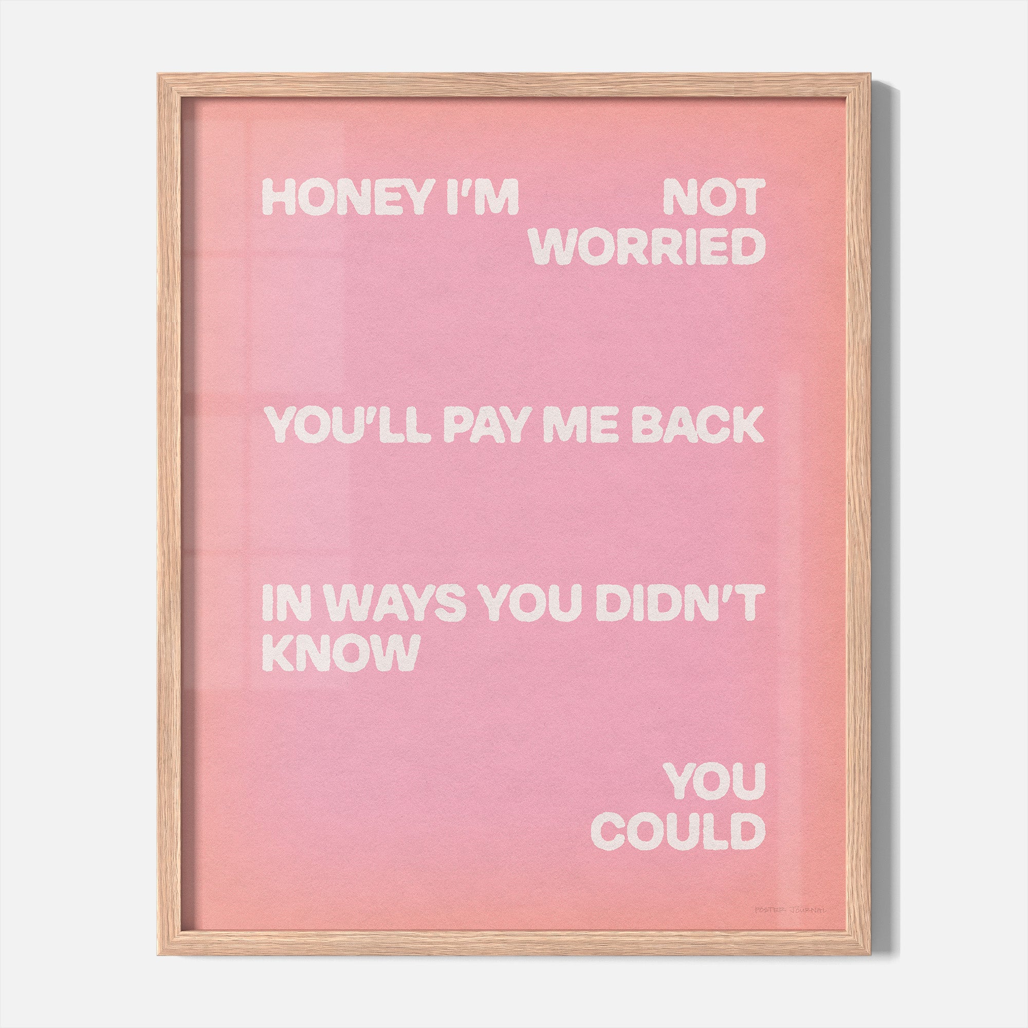 WORRIED PRINT